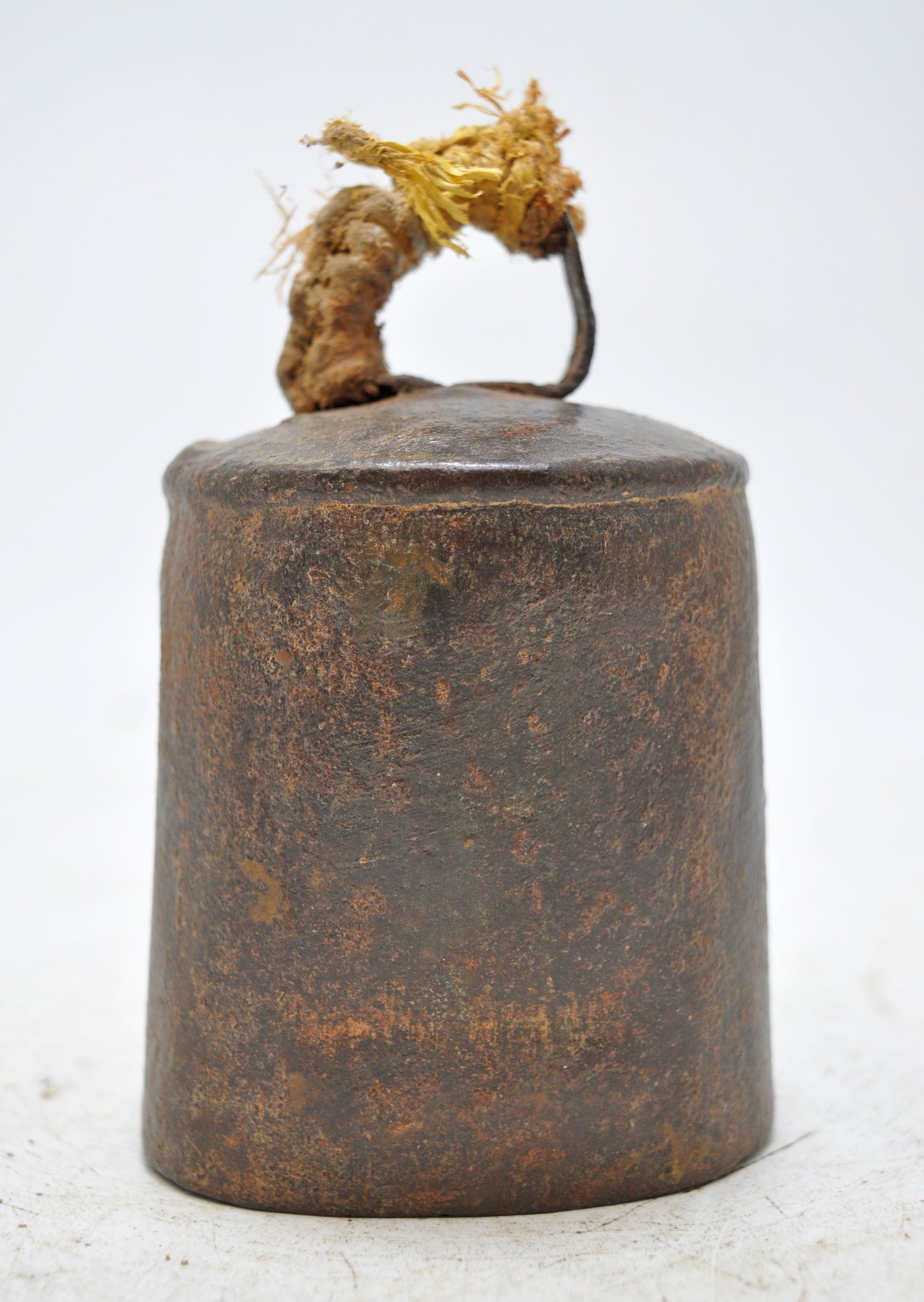 Antique Iron Animals Cow Bell Original Old Hand Crafted