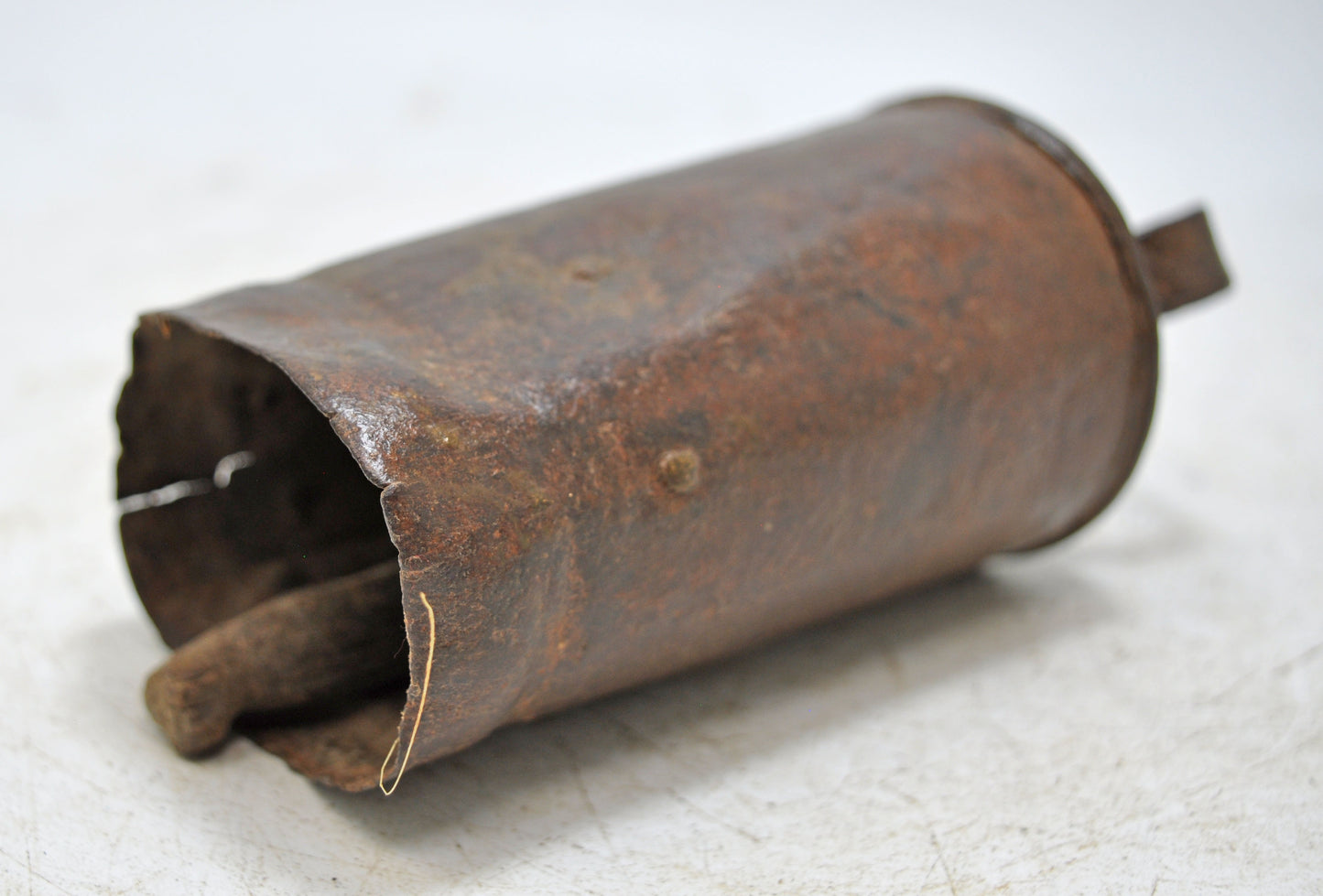 Antique Iron Animals Cow Bell Original Old Hand Crafted