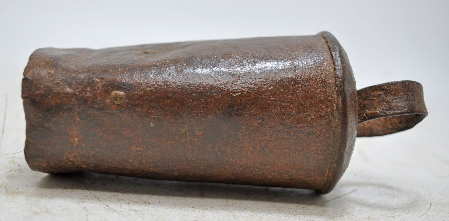 Antique Iron Animals Cow Bell Original Old Hand Crafted