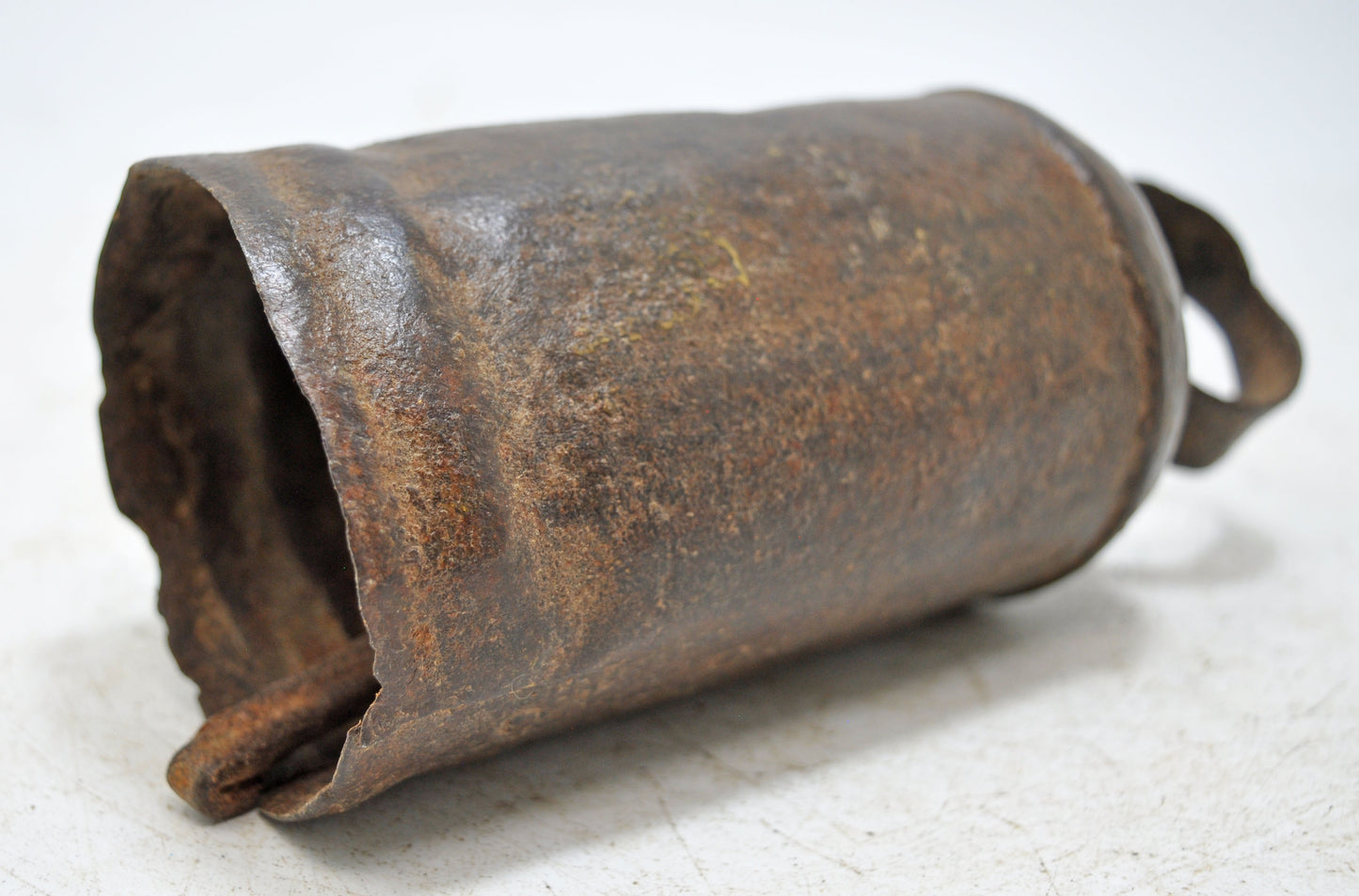 Antique Iron Animals Cow Bell Original Old Hand Crafted