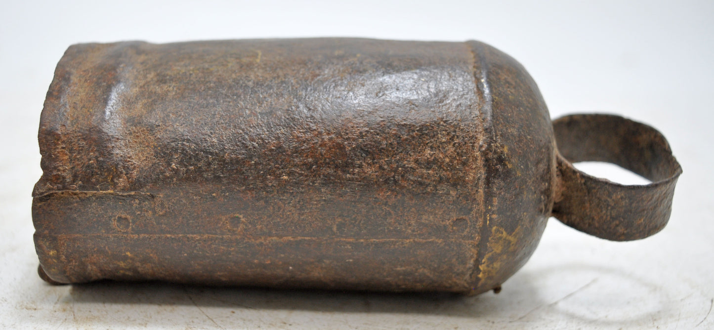 Antique Iron Animals Cow Bell Original Old Hand Crafted