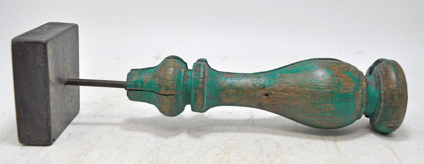 Antique Wooden Paga Leg Candle Holder Stand Original Old Hand Carved