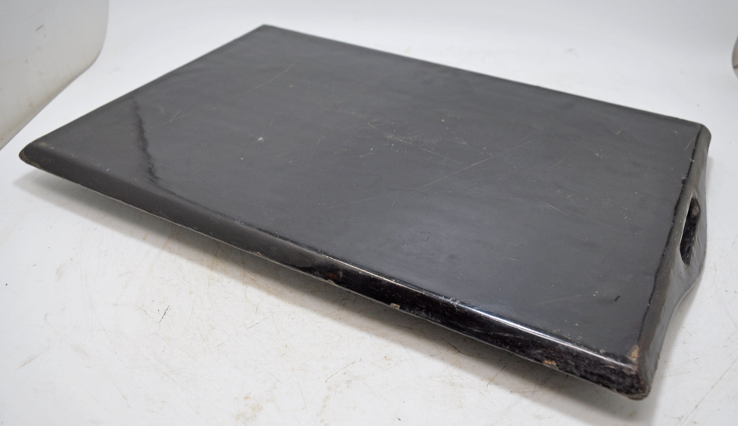Antique Wooden Large Kitchenware Serving Tray Original Old Very Fine Painted
