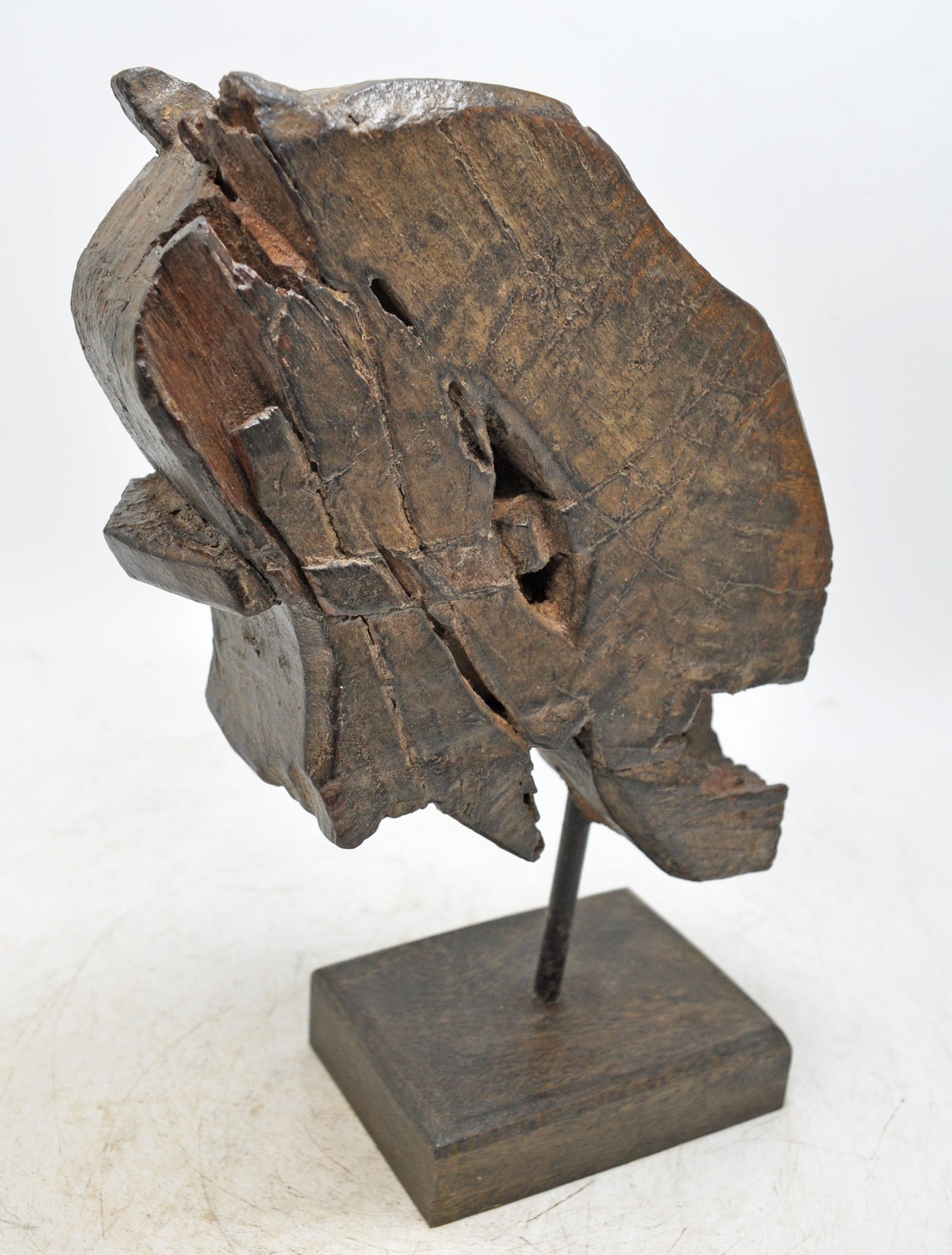 Antique Wooden Horse Head Bust Original Old Hand Carved