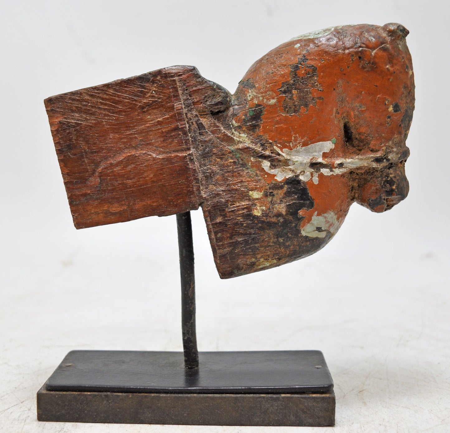 Antique Wooden Horse Head Bust Original Old Hand Carved
