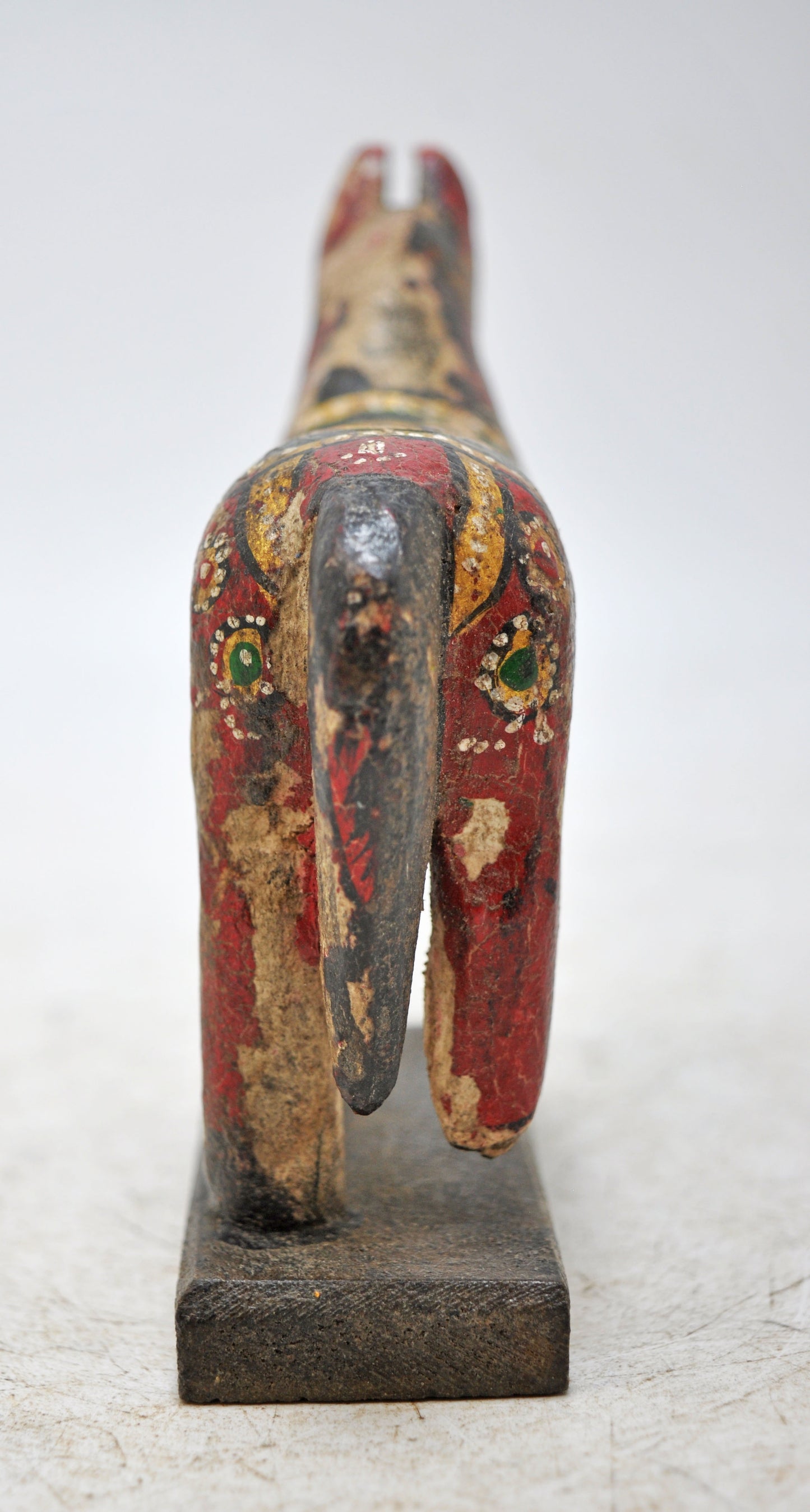 Hand Carved Wooden Horse Figurine Fine Rustic Hand Painted