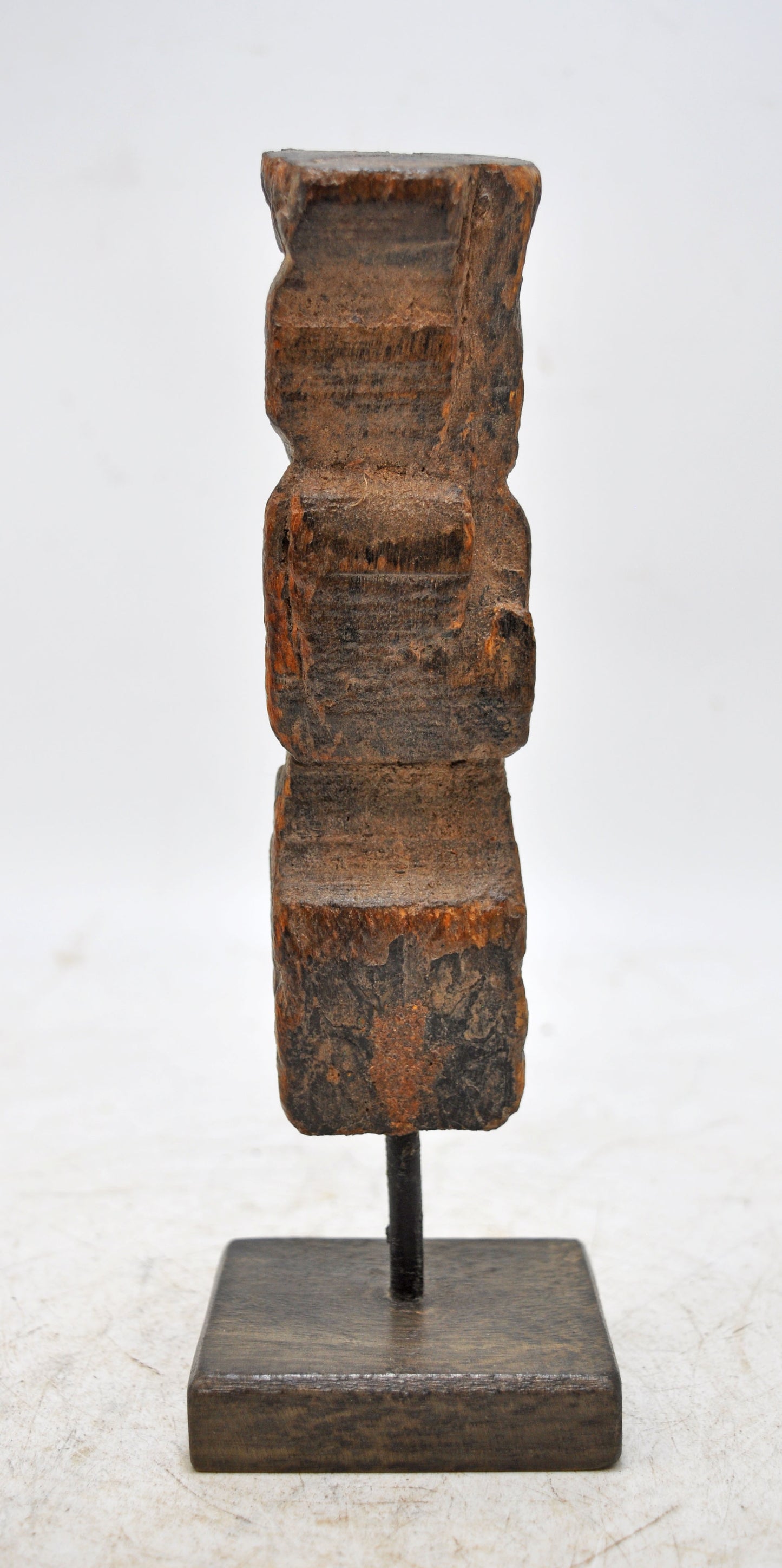 Antique Wooden Woman Lady Musician Figurine Original Old Hand Carved