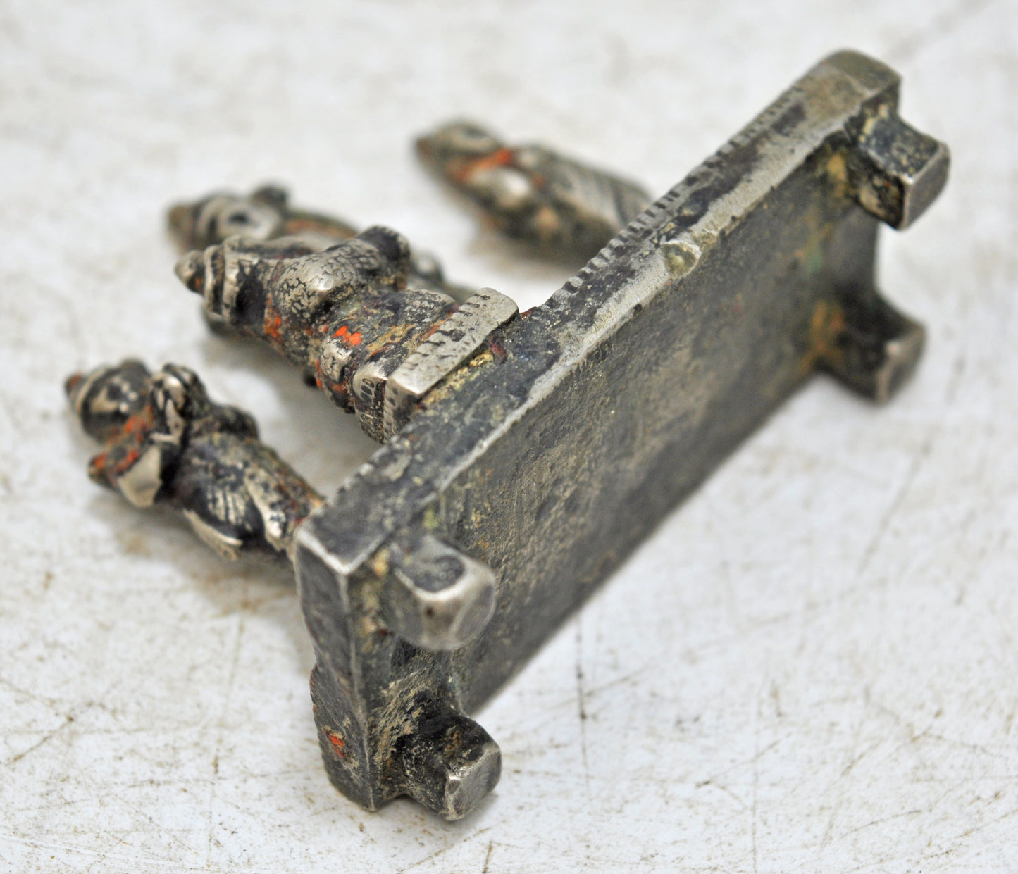 Antique Brass God Rama Hanumana Idol Figurine Original Old Fine Hand Carved