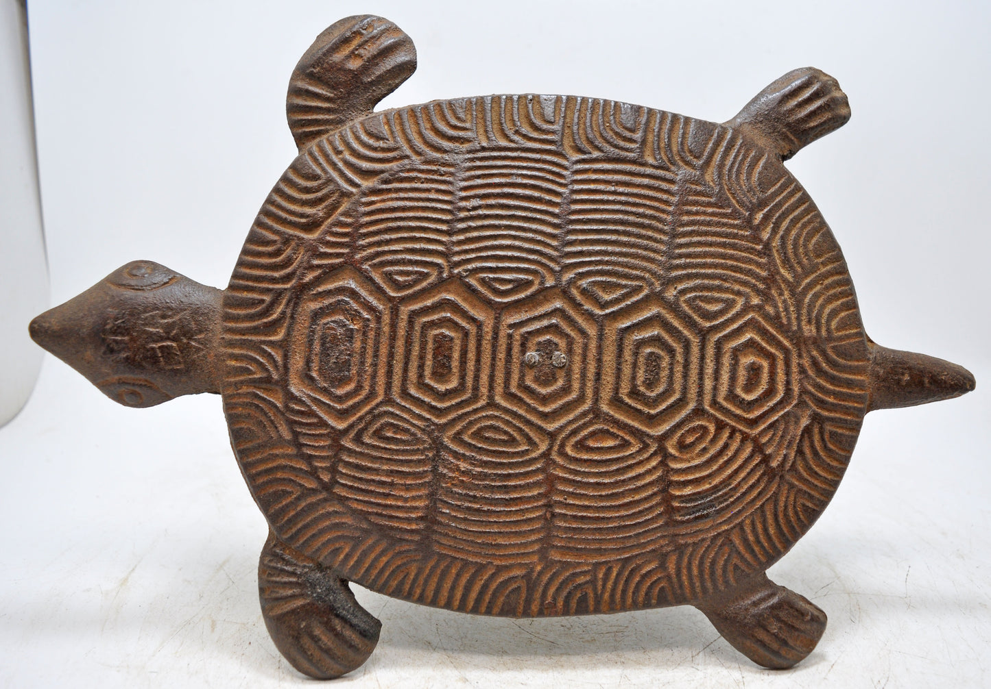 Antique Wooden Tortoise Figurine Original Old Fine Hand Carved