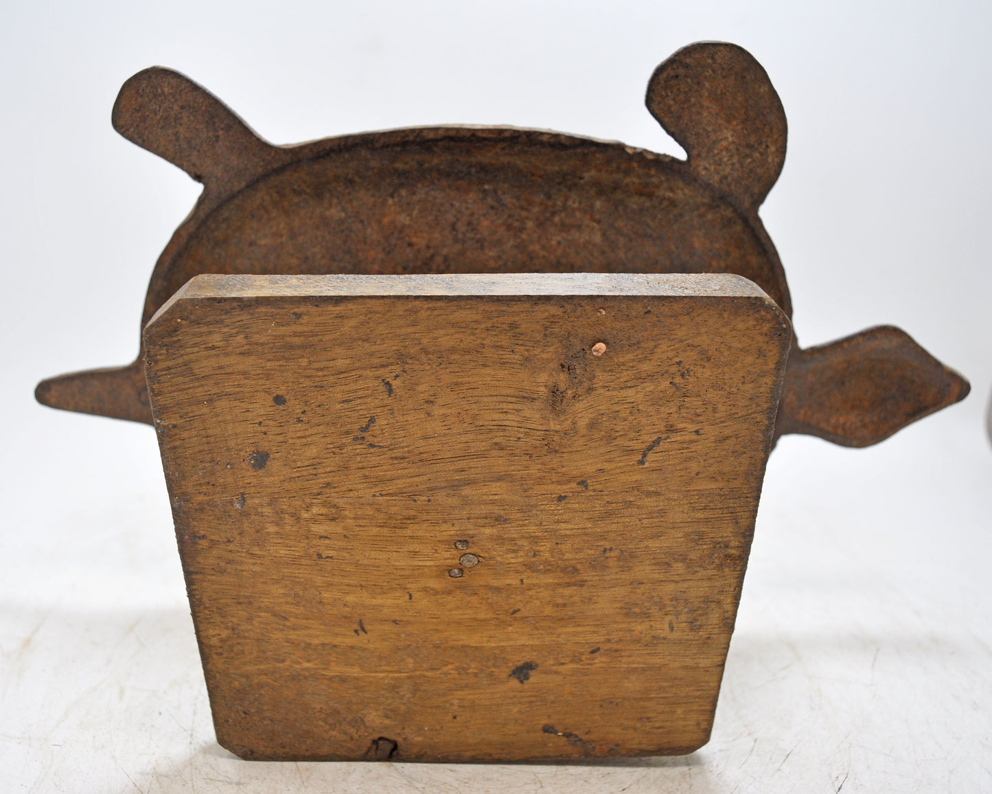 Antique Wooden Tortoise Figurine Original Old Fine Hand Carved