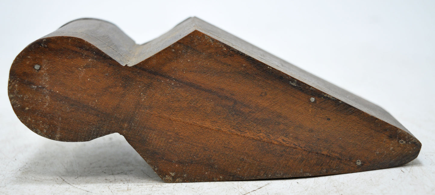 Antique Wooden Kitchenware Spice Box Original Old Hand Crafted Carved