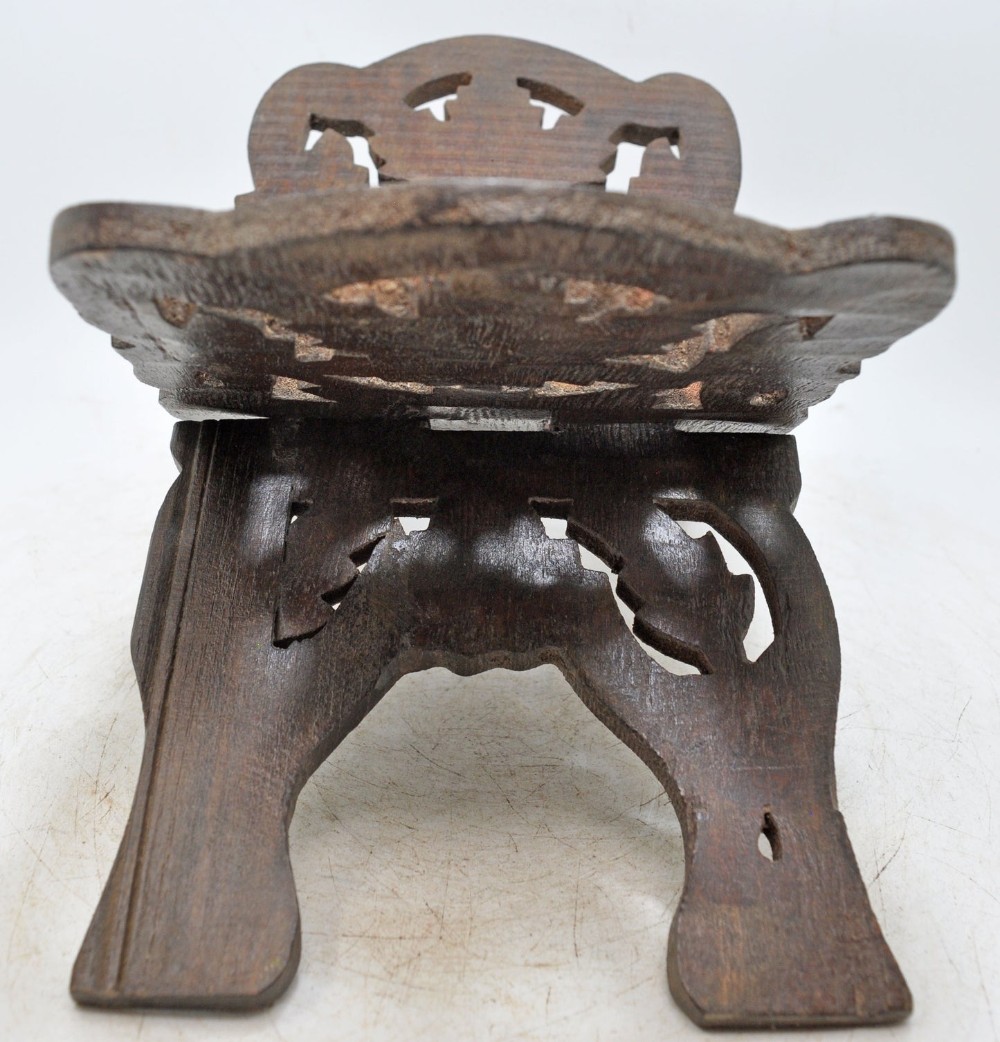 Vintage Wooden Holy Quran Book Stand Original Old Hand Carved Crafted