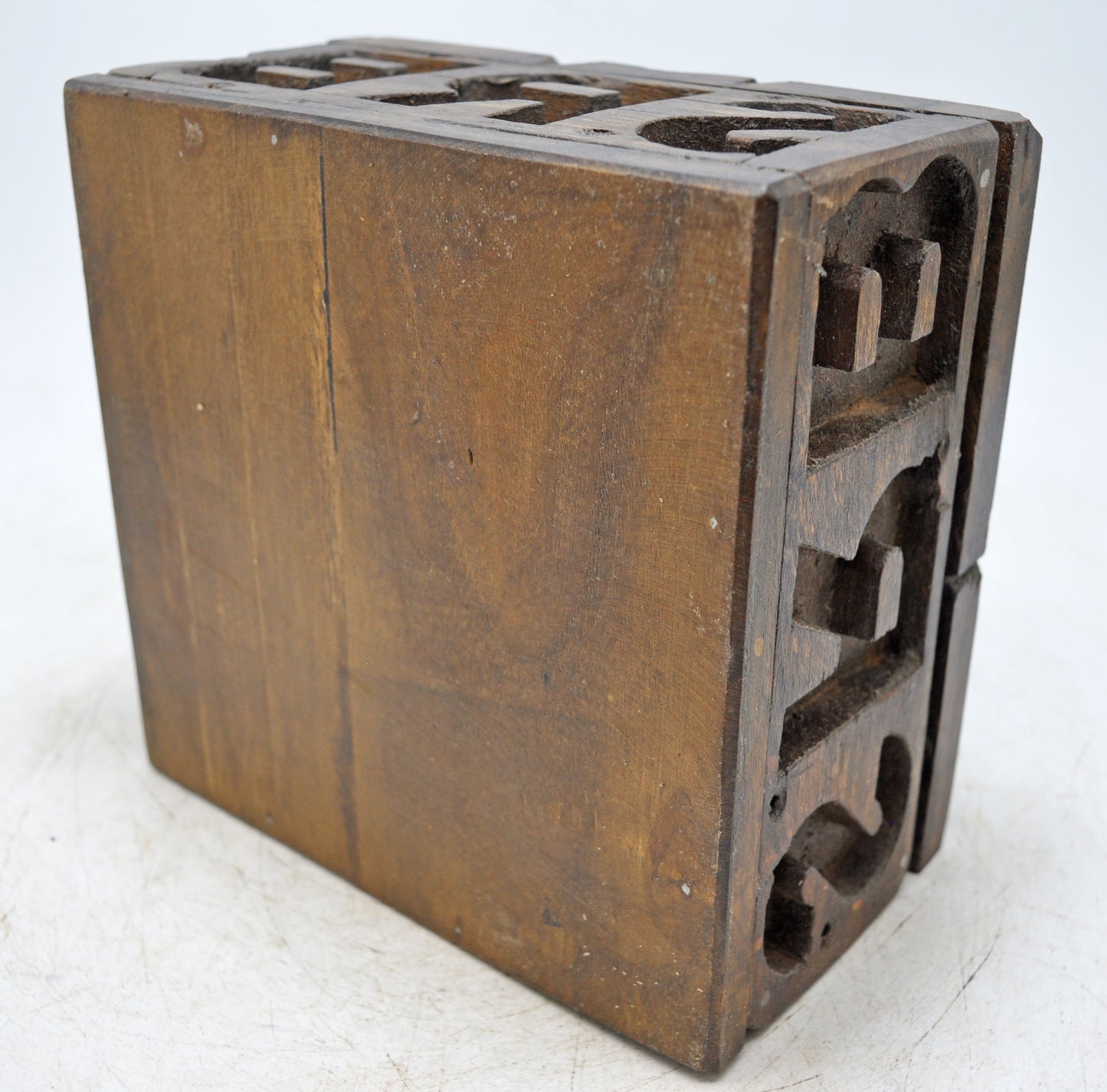 Salvage Reclaimed Wooden Square Storage Box New Rustic Piece