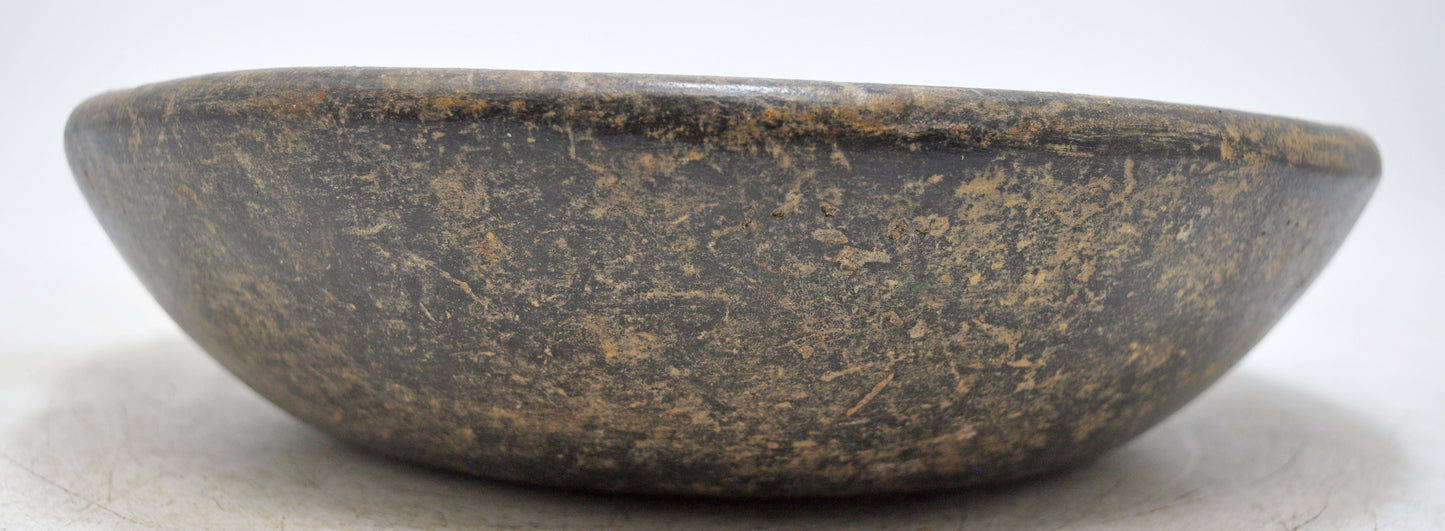 Antique Wooden Dough Kneading Parat Bowl Original Old Hand Carved
