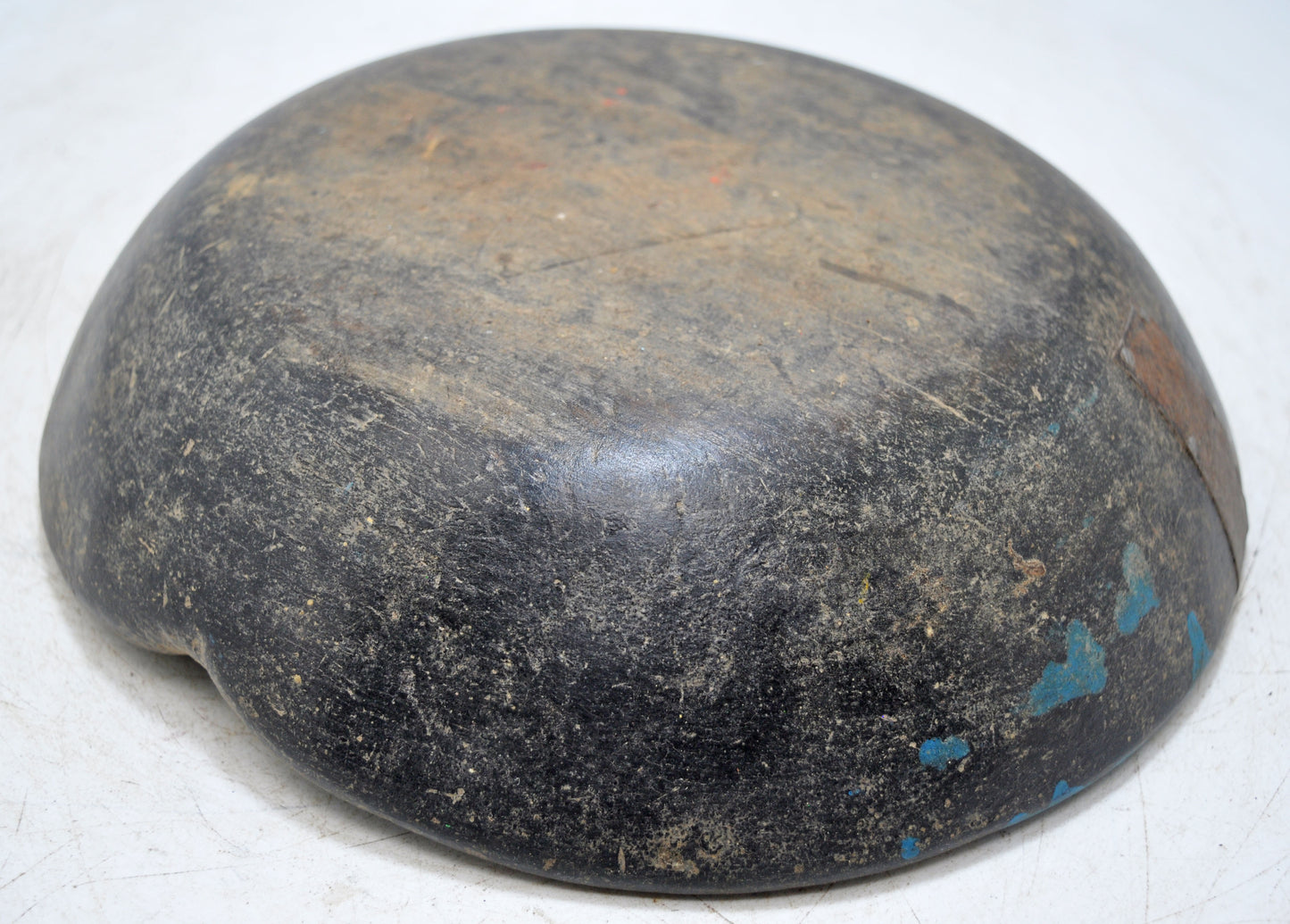Antique Wooden Dough Kneading Parat Bowl Original Old Hand Carved