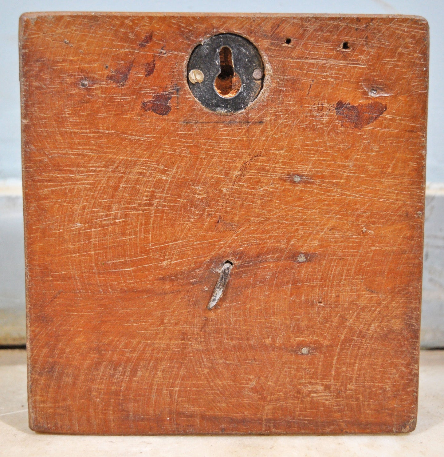 Antique Wooden Textile Printing Block Hook Hanger Original Old Hand Carved