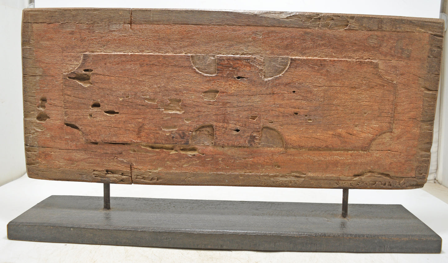 Antique Wooden Geometrical Carving Decorative Panel Original Old Fine Hand Carved