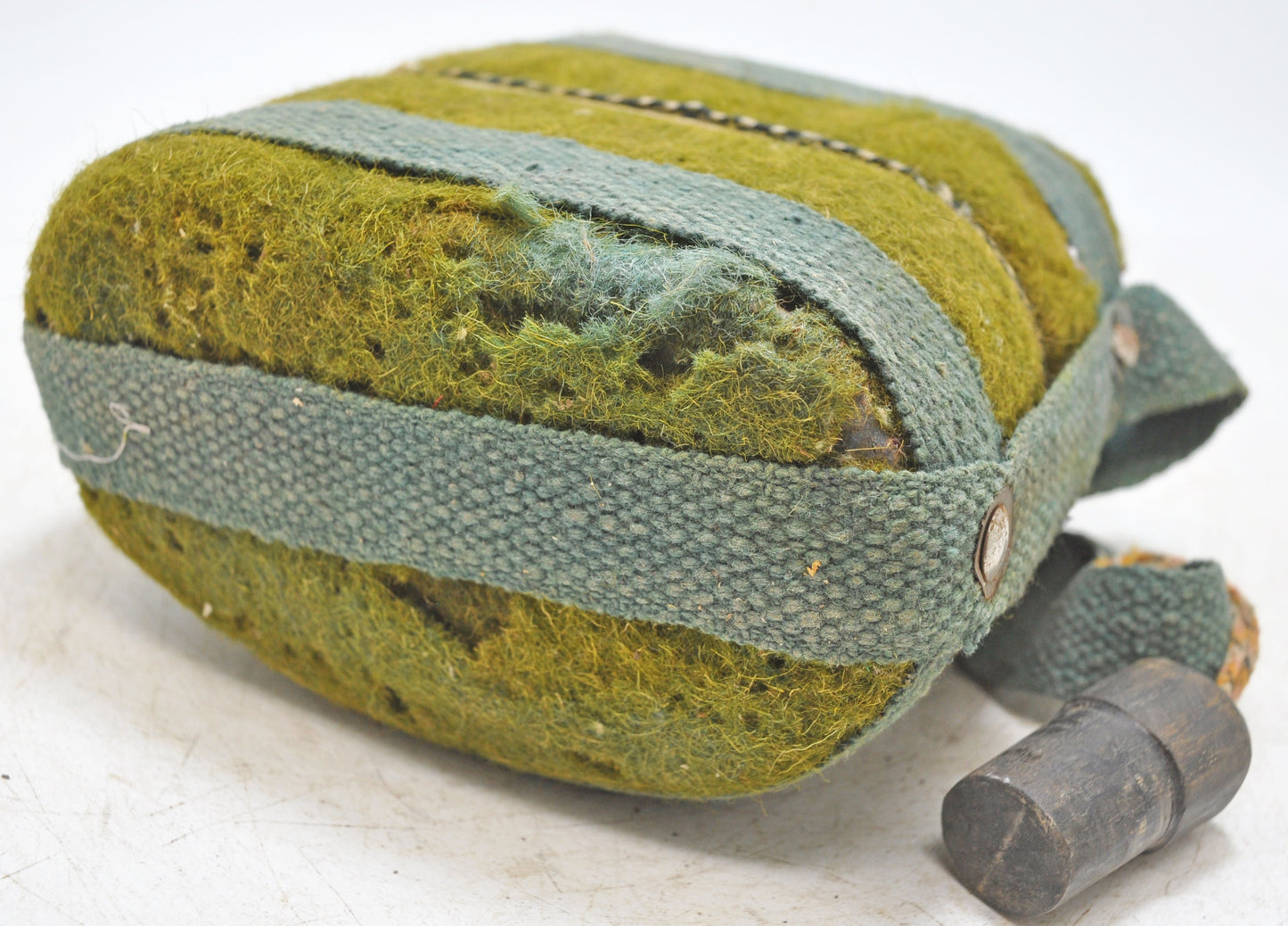 Vintage Iron Travelling Water Bottle Original Old Hand Crafted