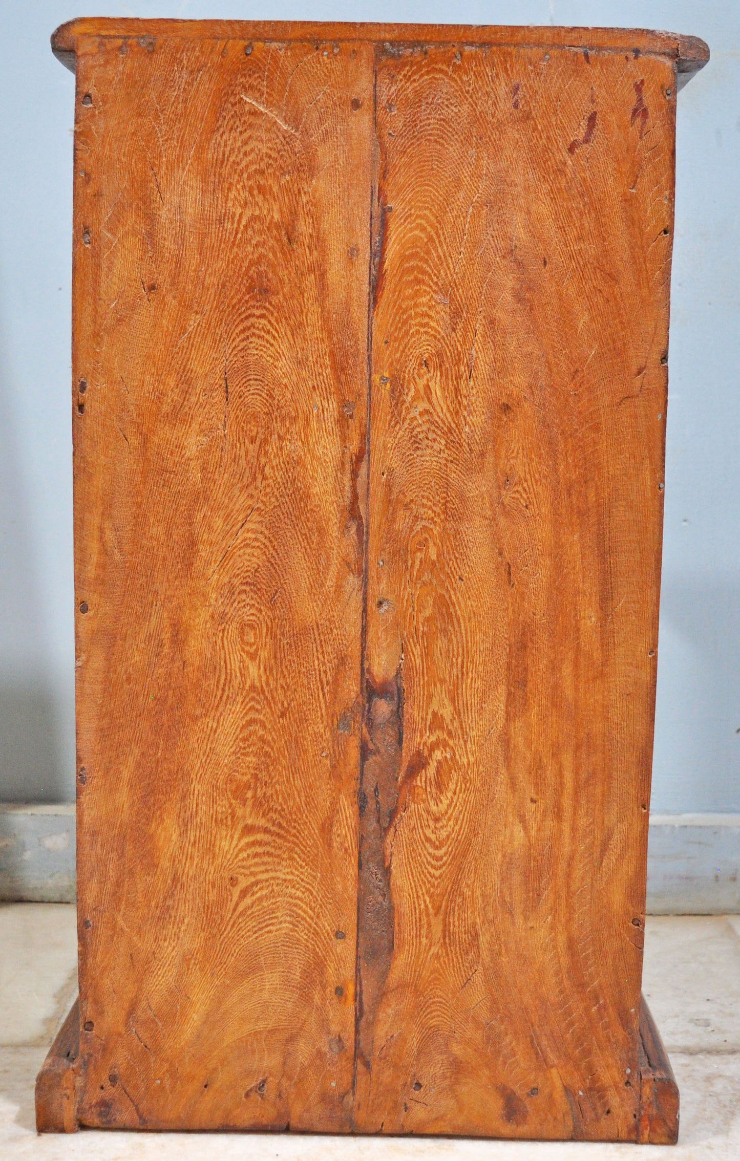 Vintage Wooden Side Kitchen Cabinet Original Old Hand Crafted Wooden Grill