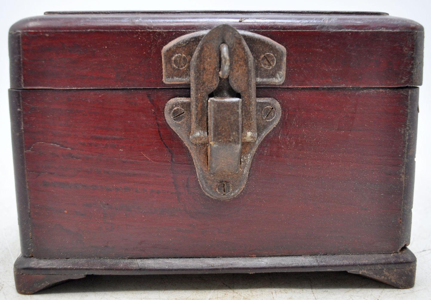 Antique Wooden Travelling Shaving Vanity Box Original Old Hand Crafted
