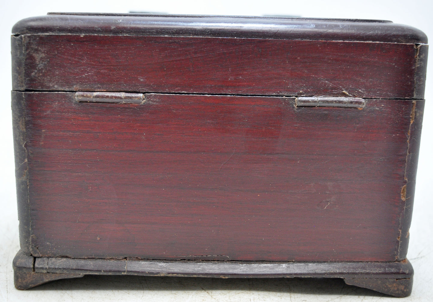Antique Wooden Travelling Shaving Vanity Box Original Old Hand Crafted