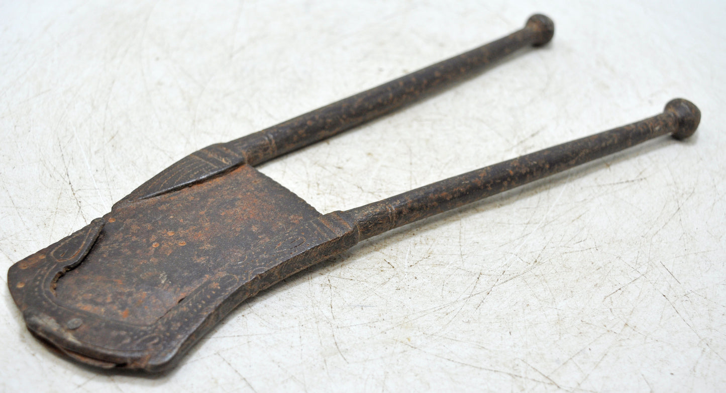 Antique Iron Betel Nut Cutter Sarota Original Old Hand Crafted