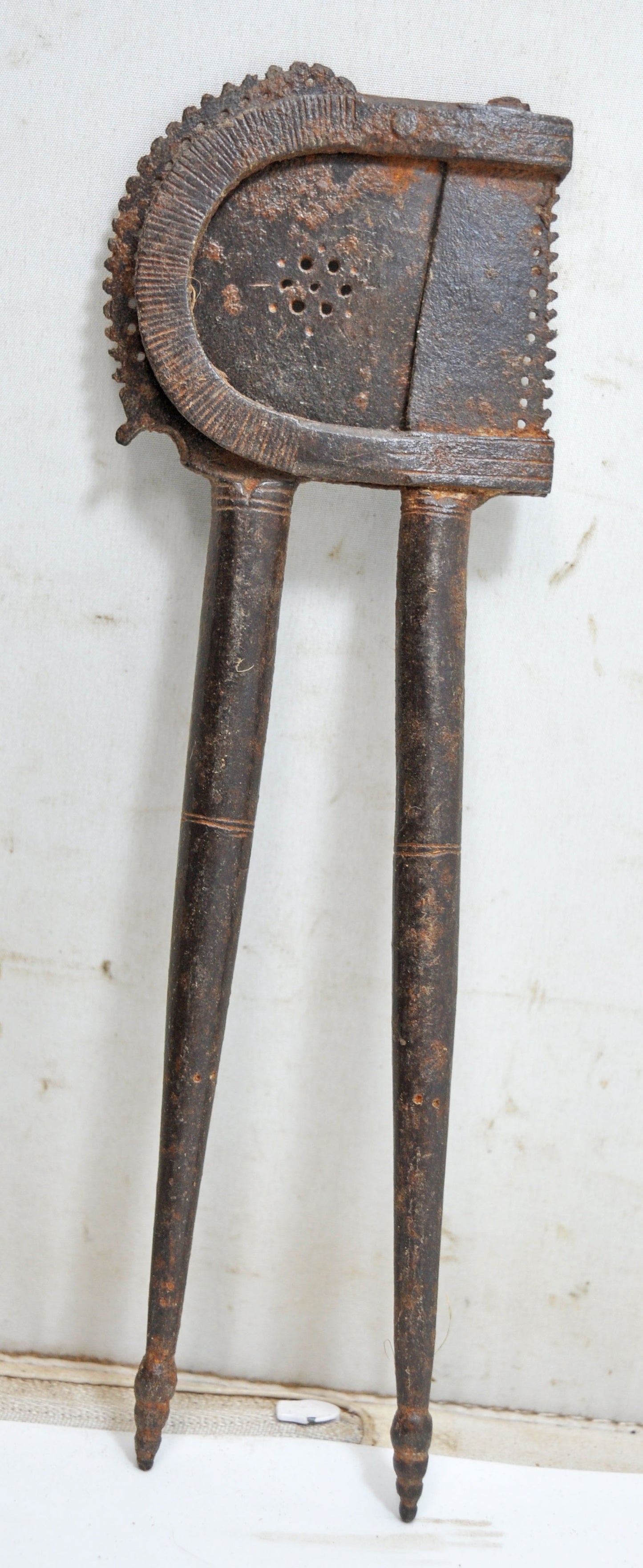 Antique Iron Betel Nut Cutter Sarota Original Old Hand Crafted Engraved