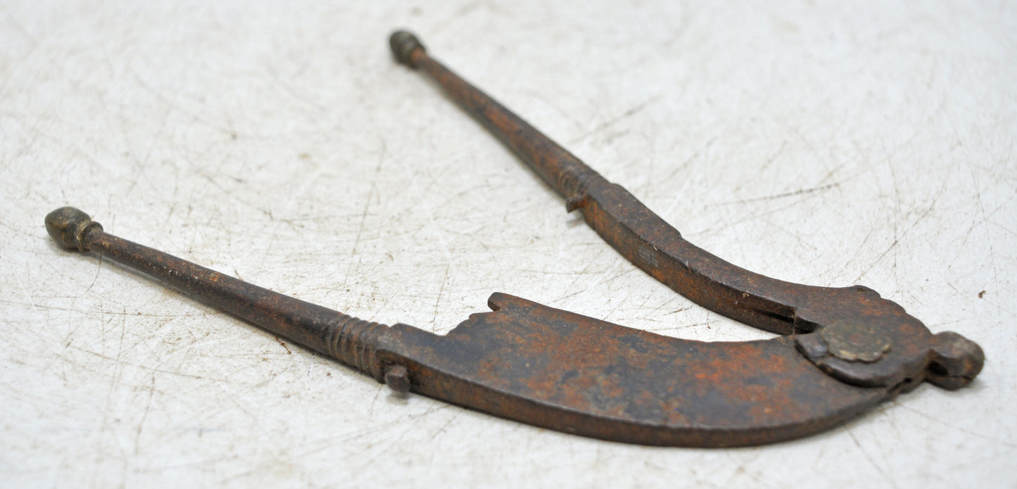 Antique Iron Betel Nut Cutter Sarota Original Old Hand Crafted