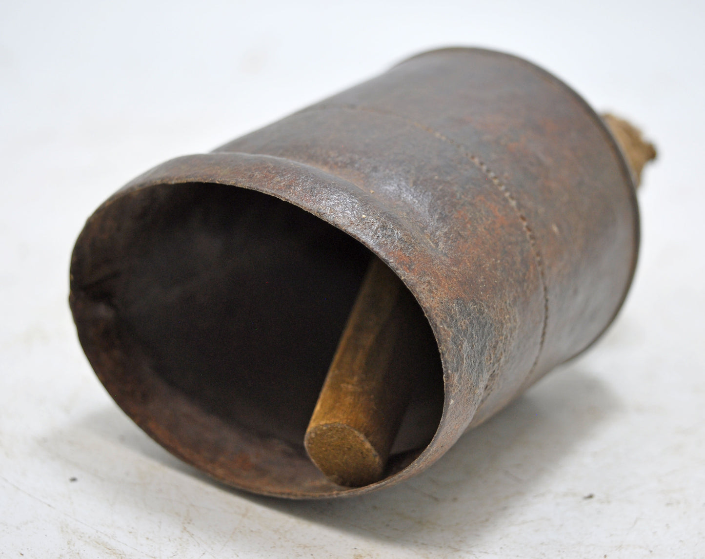 Antique Iron Animals Cow Bell Original Old Hand Crafted