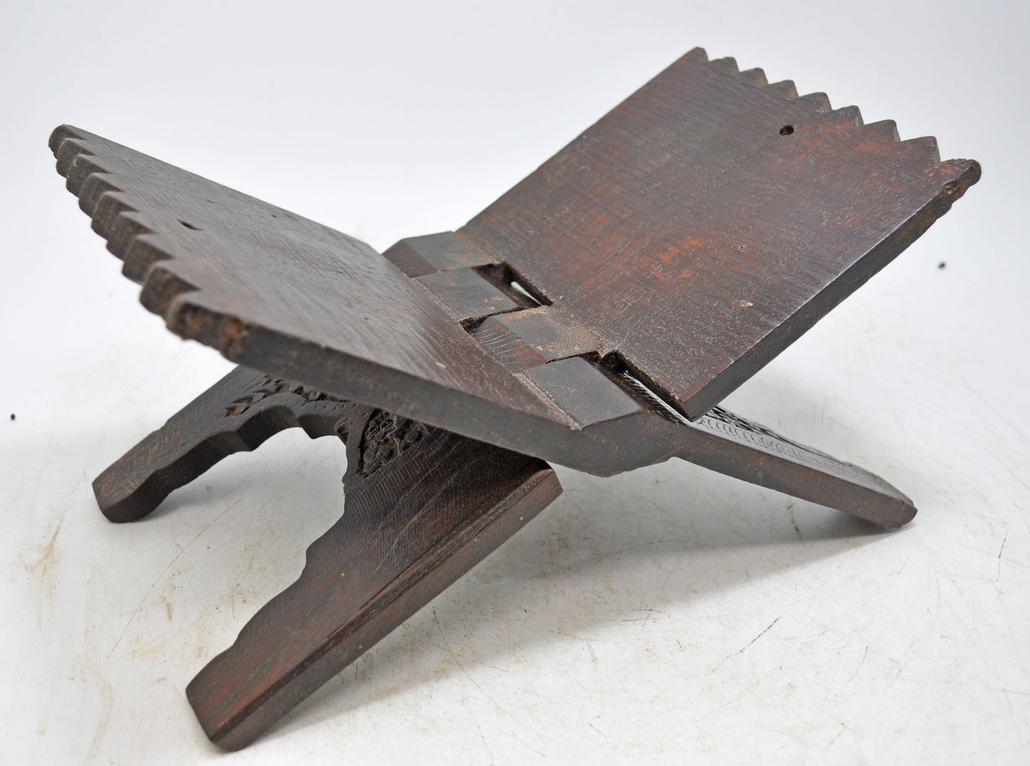 Antique Wooden Holy Quran Book Stand Original Old Hand Crafted