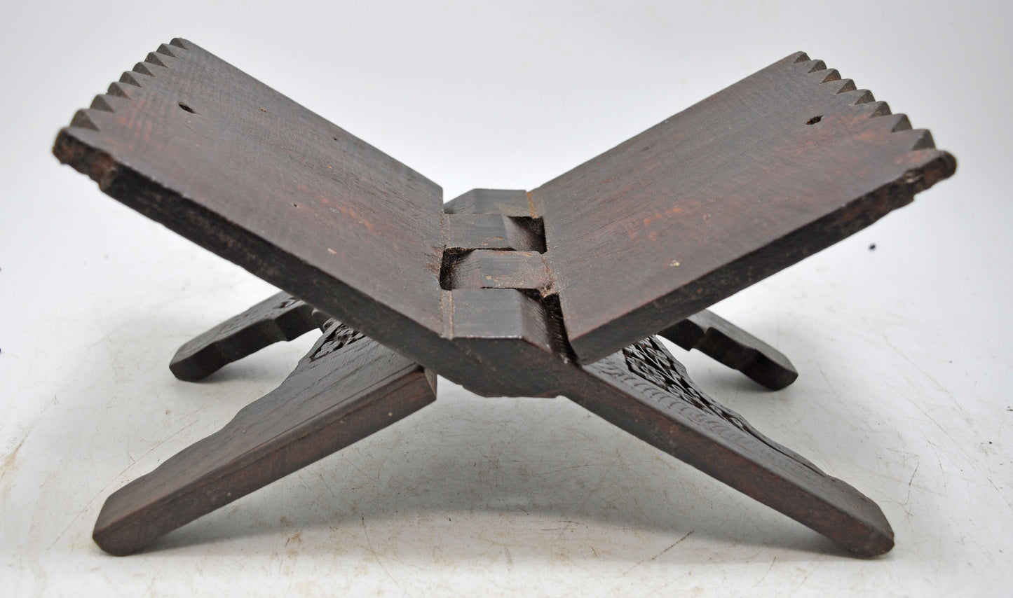 Antique Wooden Holy Quran Book Stand Original Old Hand Crafted