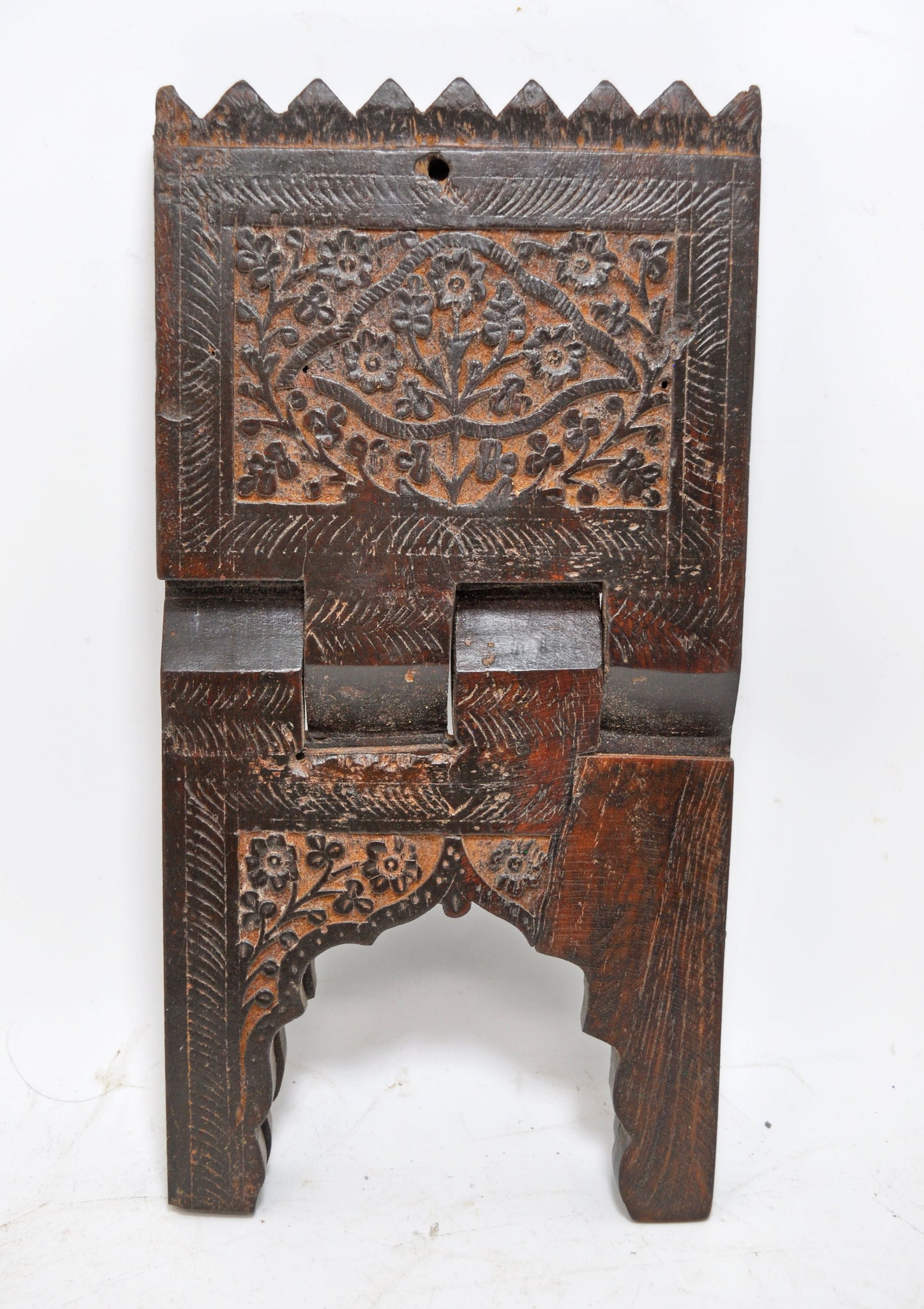Antique Wooden Holy Quran Book Stand Original Old Hand Crafted