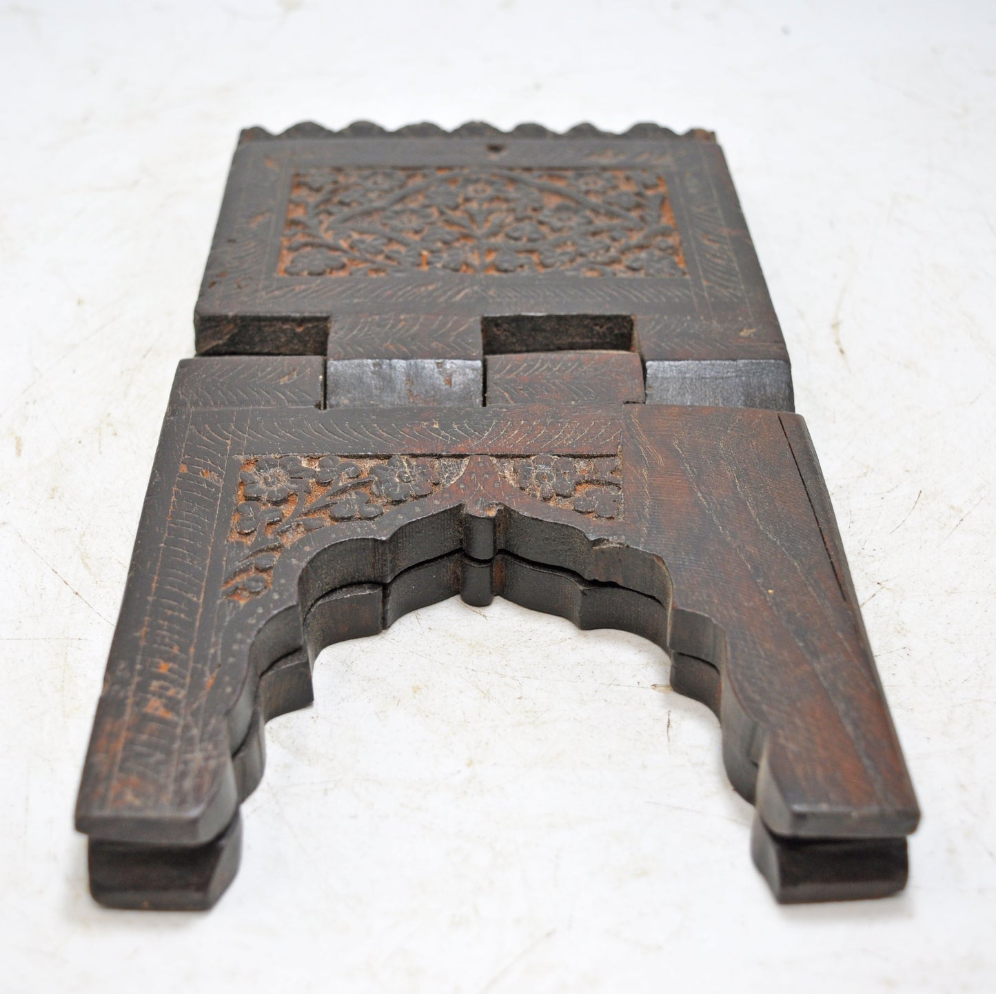 Antique Wooden Holy Quran Book Stand Original Old Hand Crafted