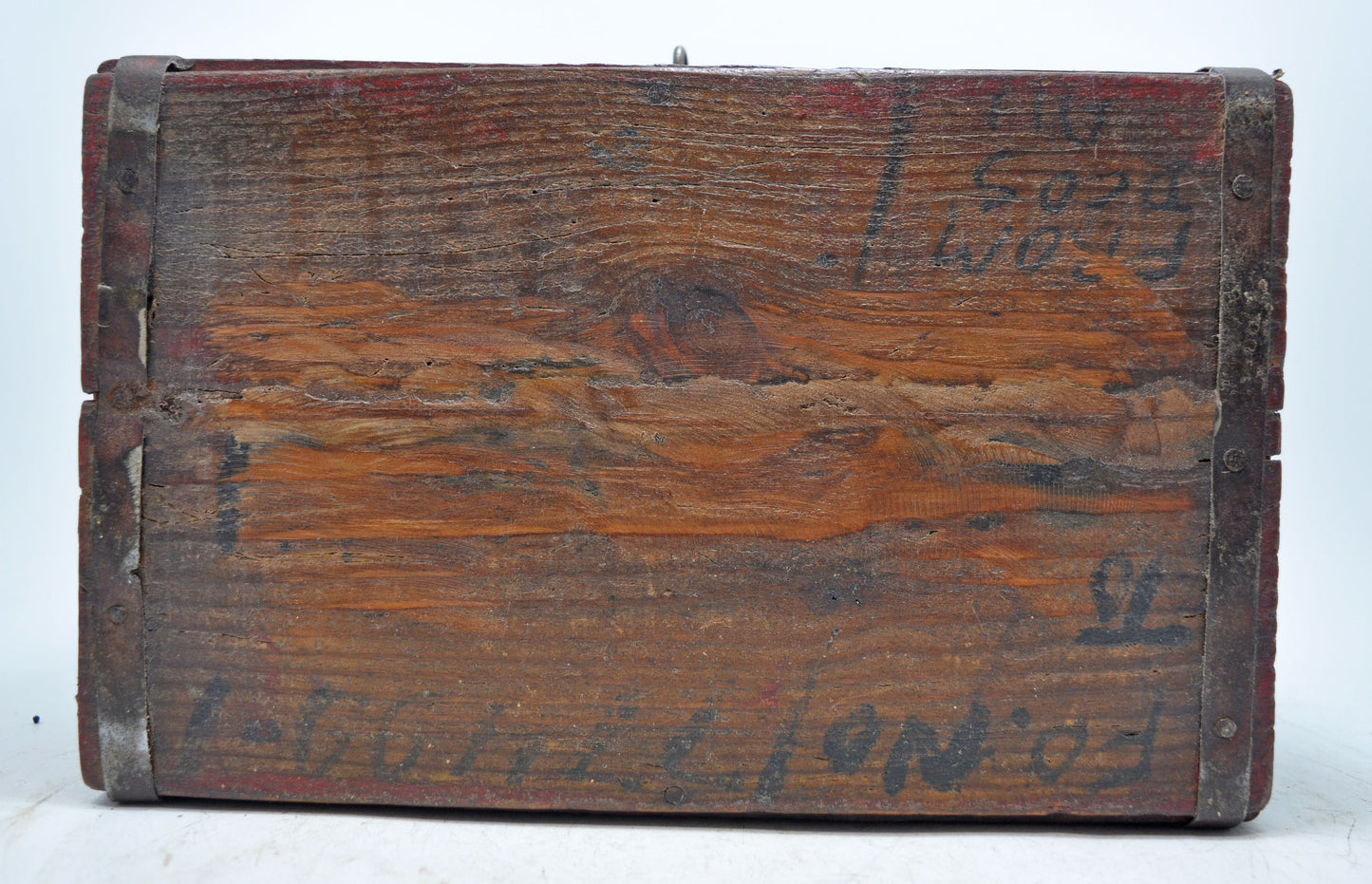 Antique Wooden Storage Chest Box Original Old Hand Crafted