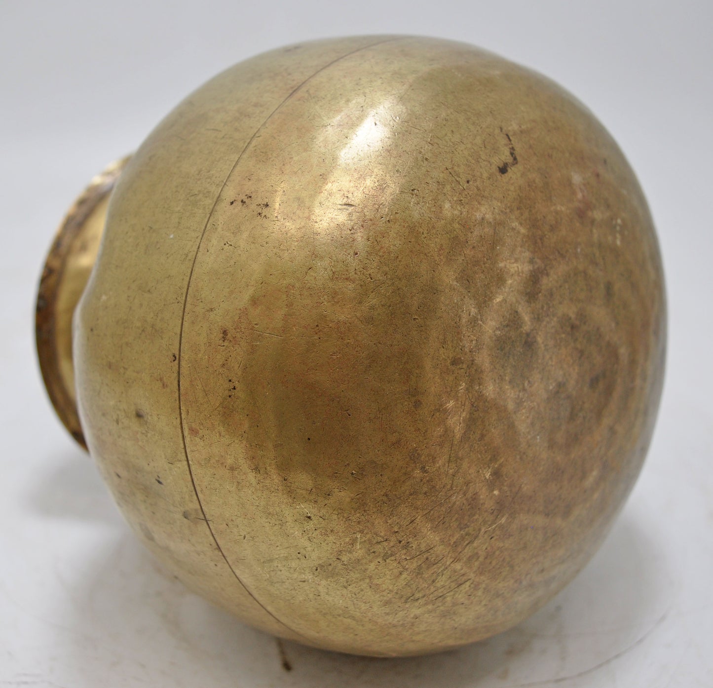 Vintage Brass Water Drinking Lota Pot Original Old Hand Carved