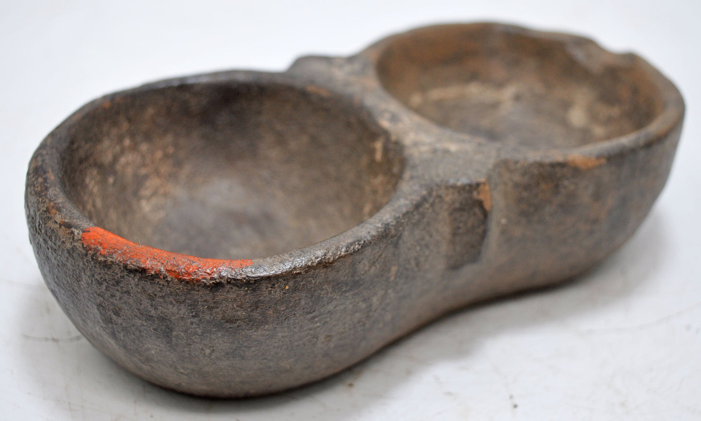 Antique Sand Stone Kitchenware Spice Bowl Original Old Hand Carved
