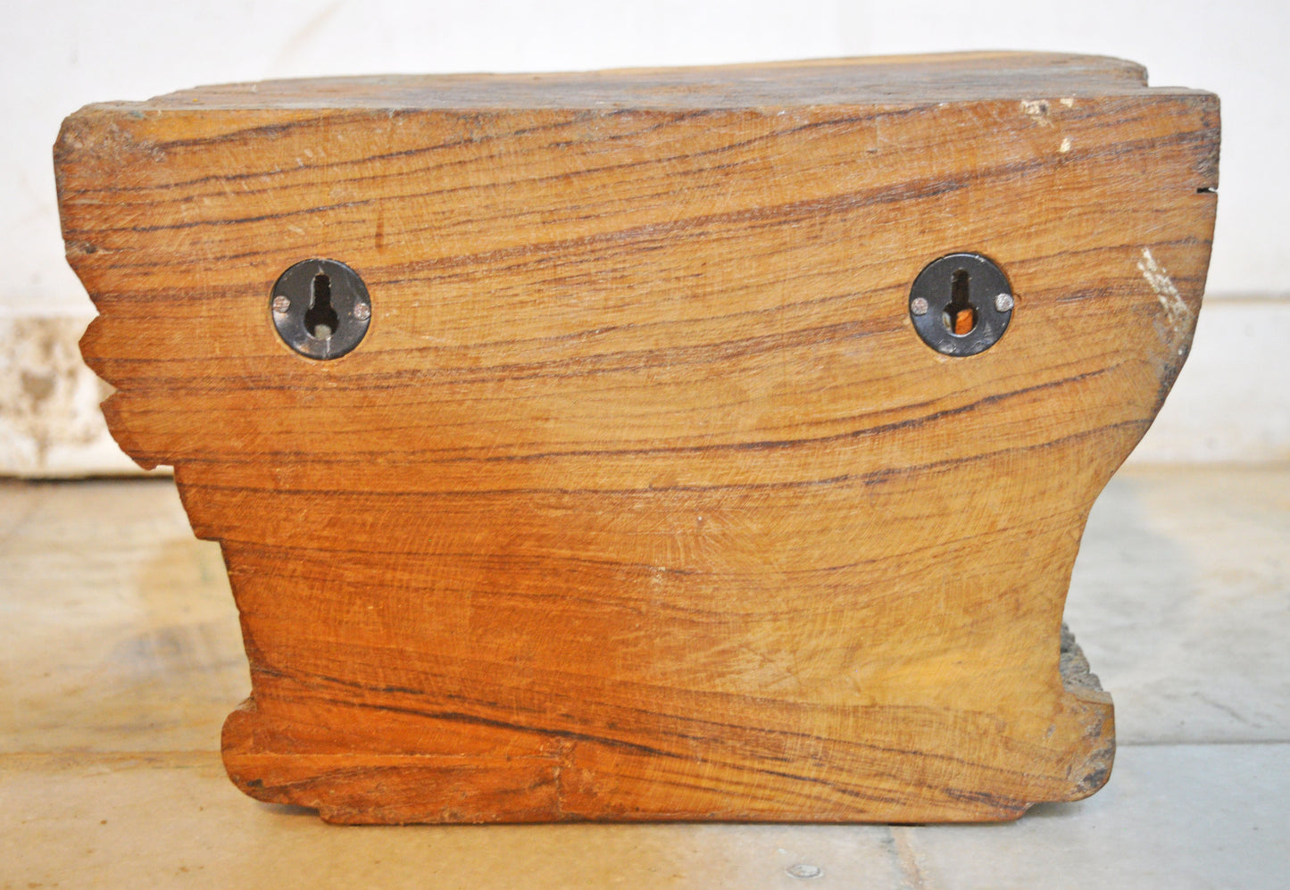 Antique Wooden Wall Décor Heavy Base Wall Shelf Original Old Very Fine Hand Carved