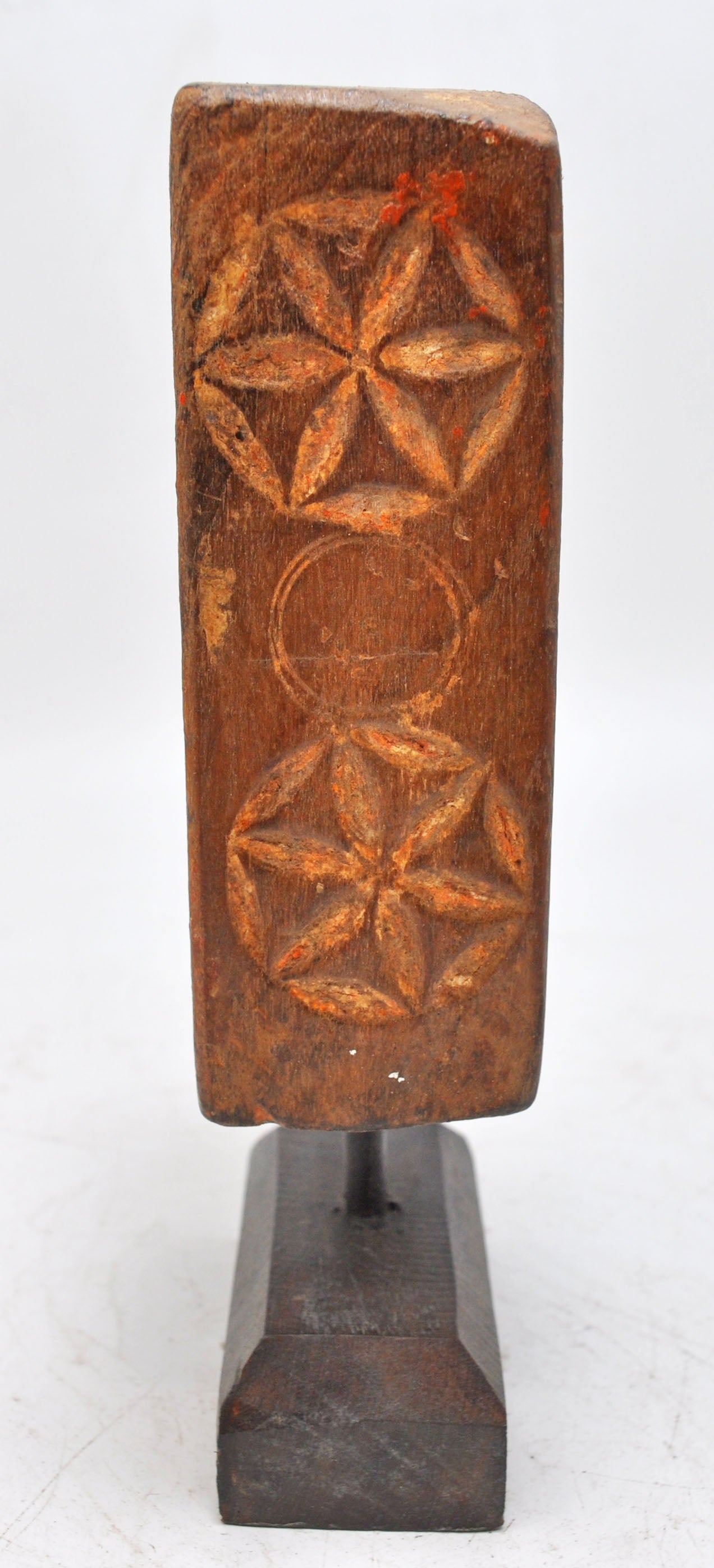 Antique Wooden God Ganesha Carving Idol Plaque Panel Original Old Fine Hand Carved
