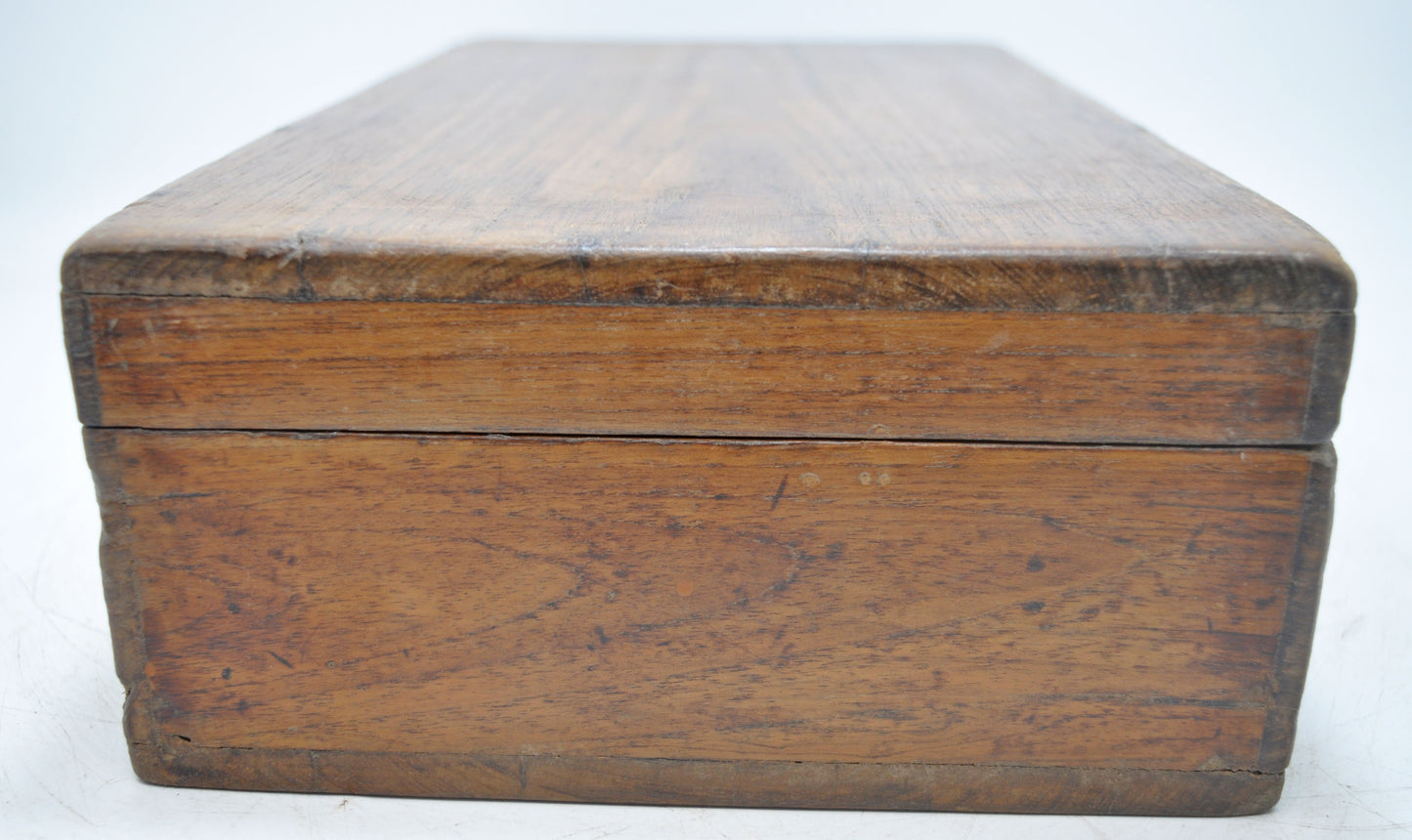 Antique Wooden Large Kitchenware Spice Box Original Old Hand Crafted