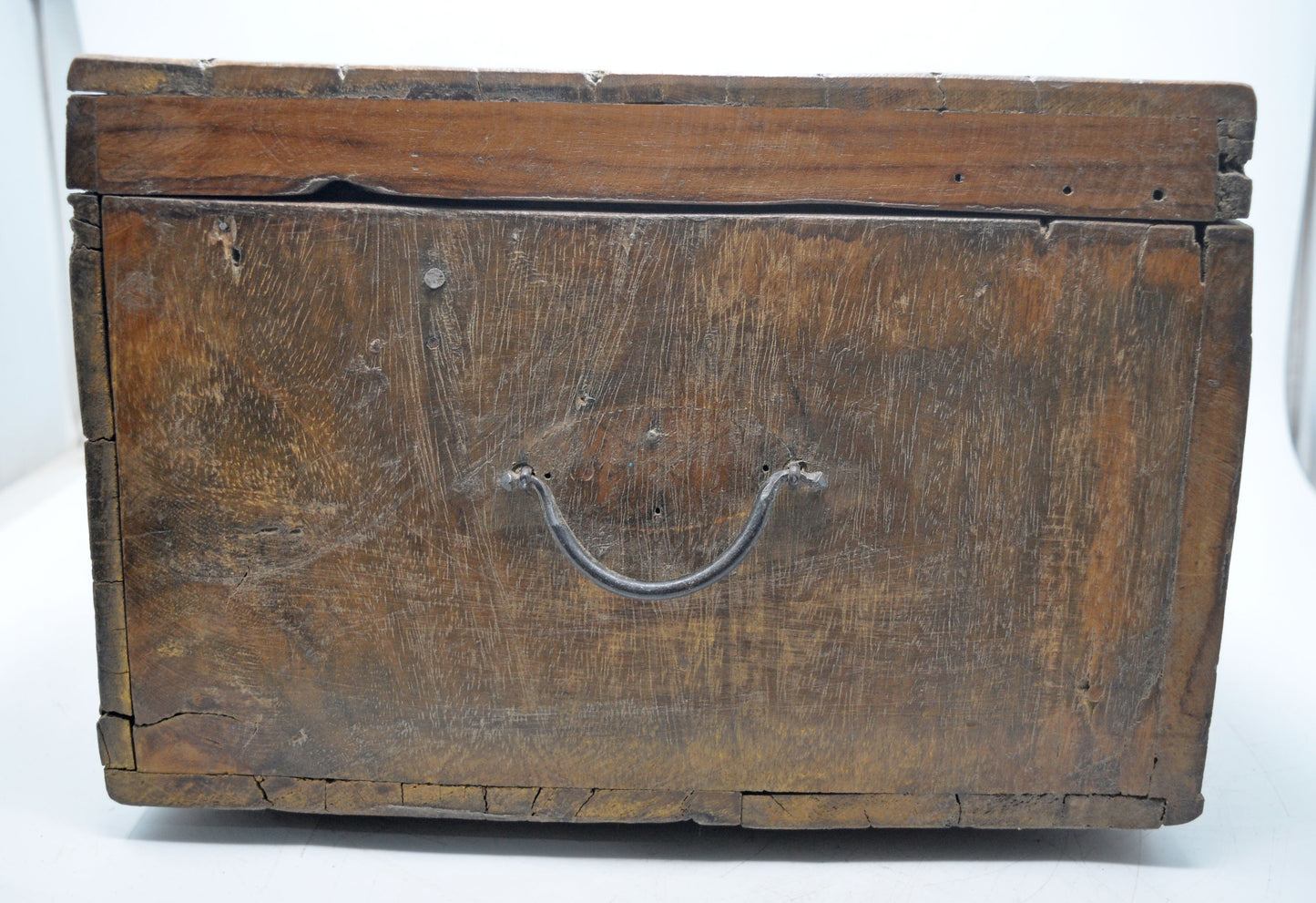 Antique Wooden Shopkeepers' Cash Money Box Original Old Hand Craftedc