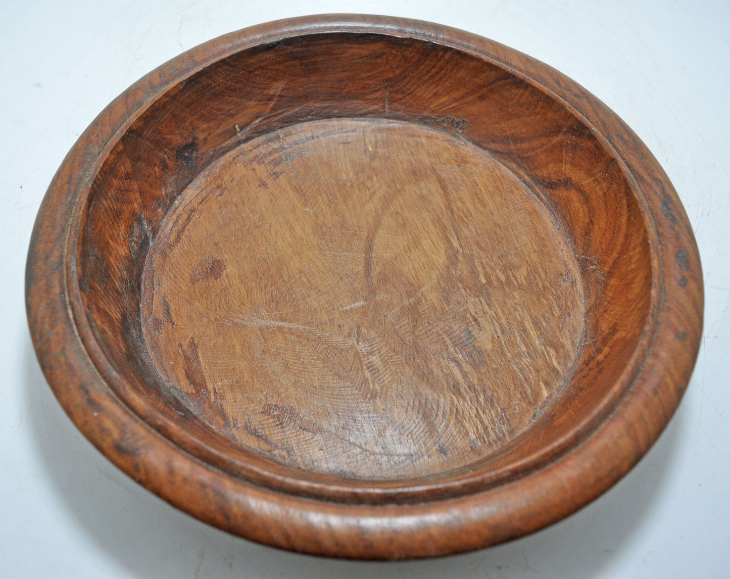 Vintage Wooden Kitchenware Parat Dough Kneading Bowl Original Old hand Carved
