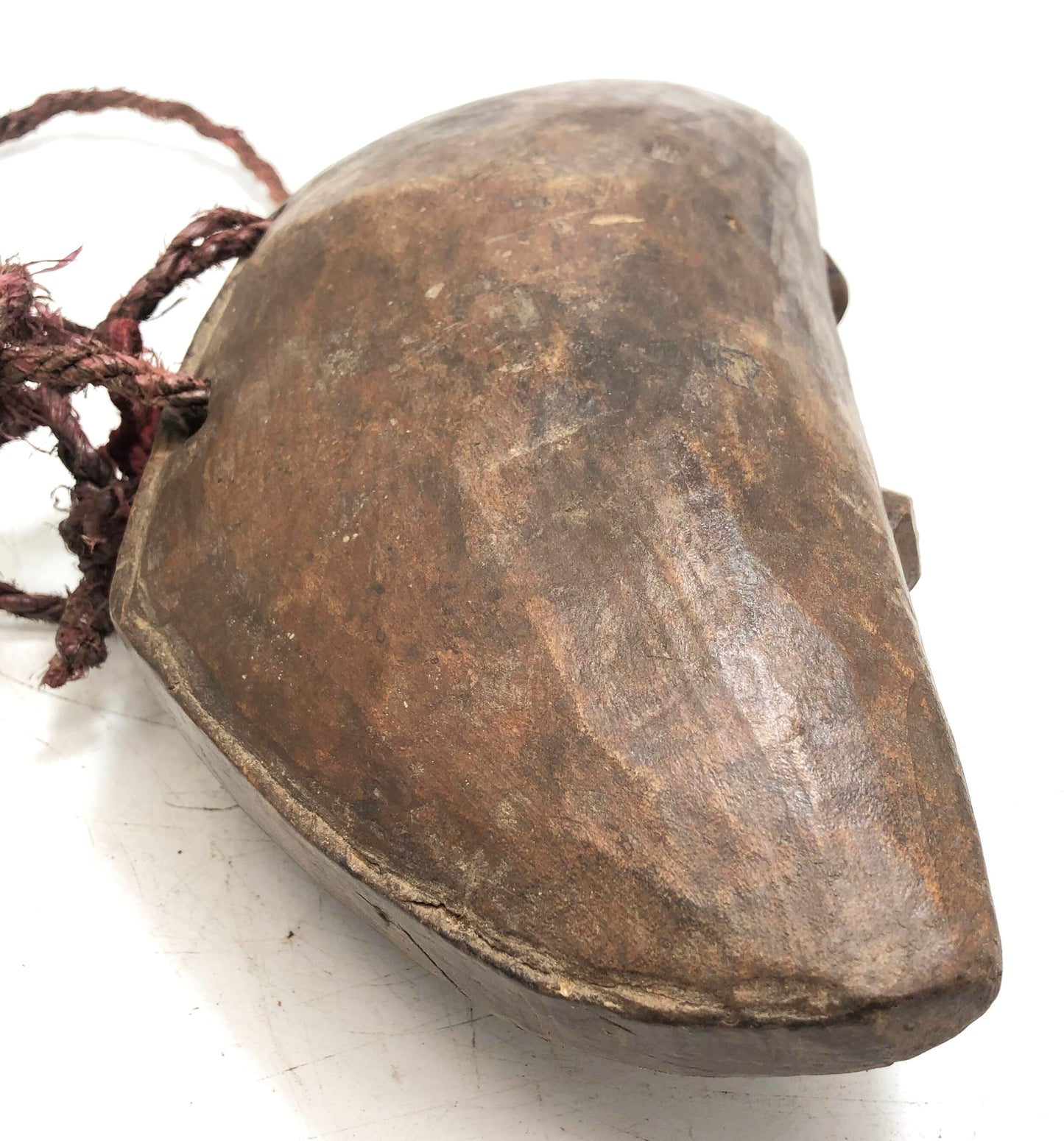 Antique Wooden Animals' Hanging Cow Bell Original Old Hand Carved