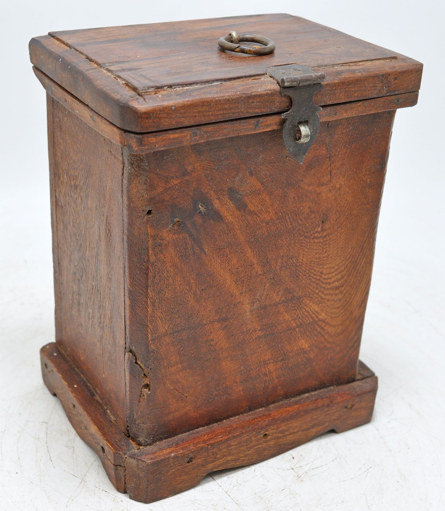 Vintage Wooden Storage Box Original Old Hand Crafted
