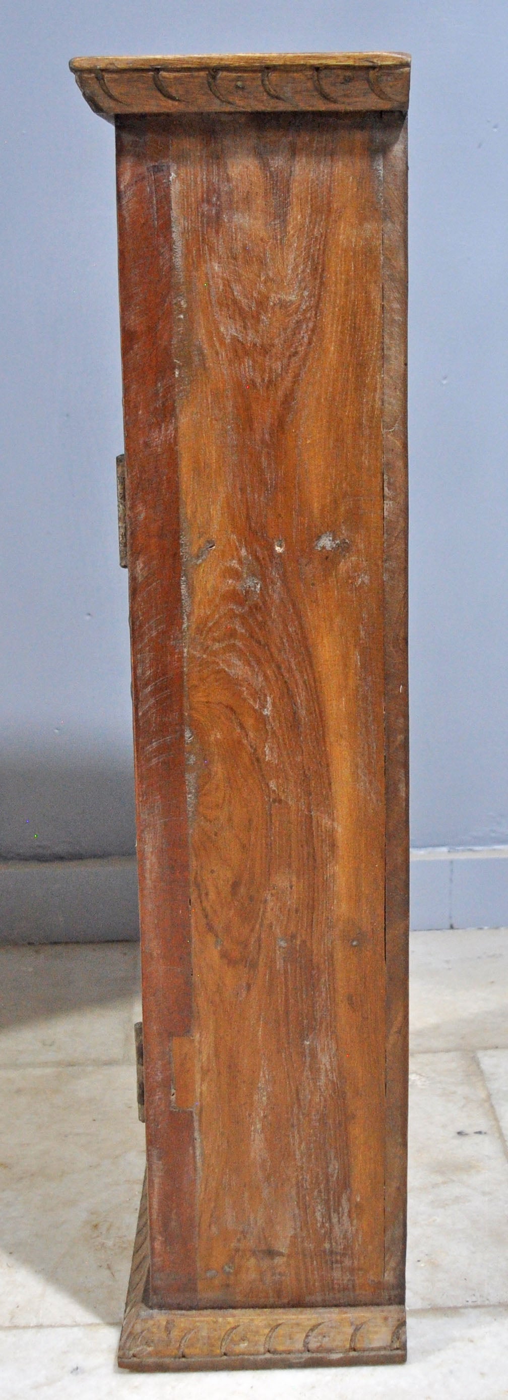 Reclaimed Wooden Wall Décor Storage Cabinet Original Old Window Metal Fitted