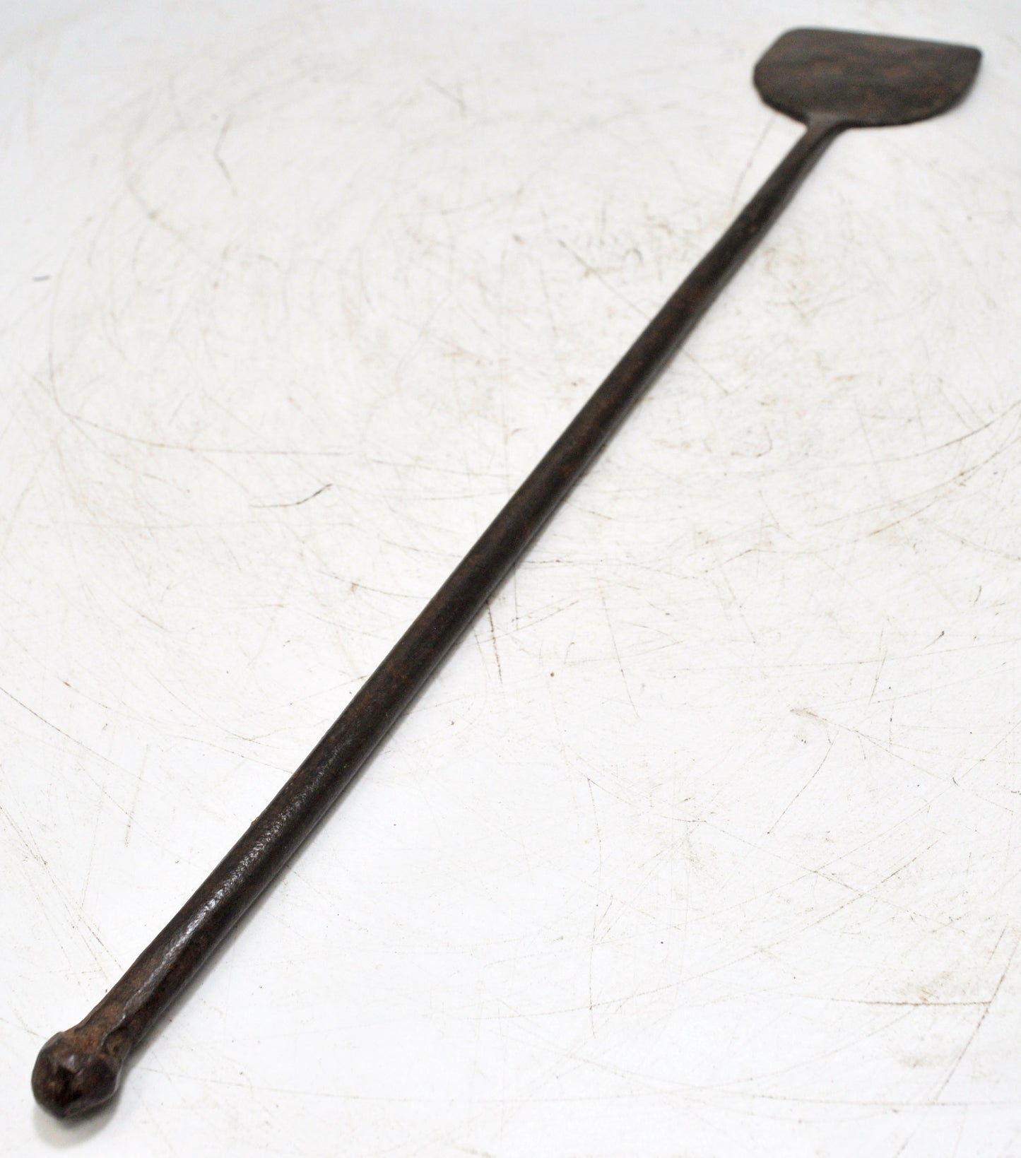 Antique Iron Long Kitchenware Cooking Masher Original Old Hand Crafted