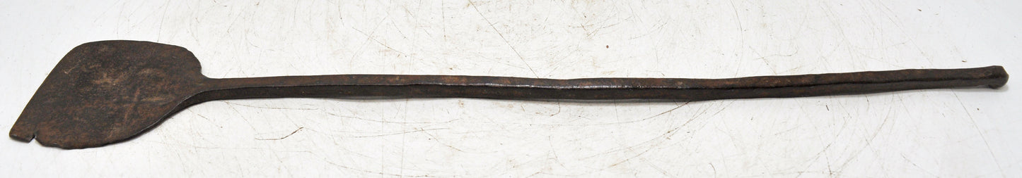 Antique Iron Long Kitchenware Cooking Masher Original Old Hand Crafted