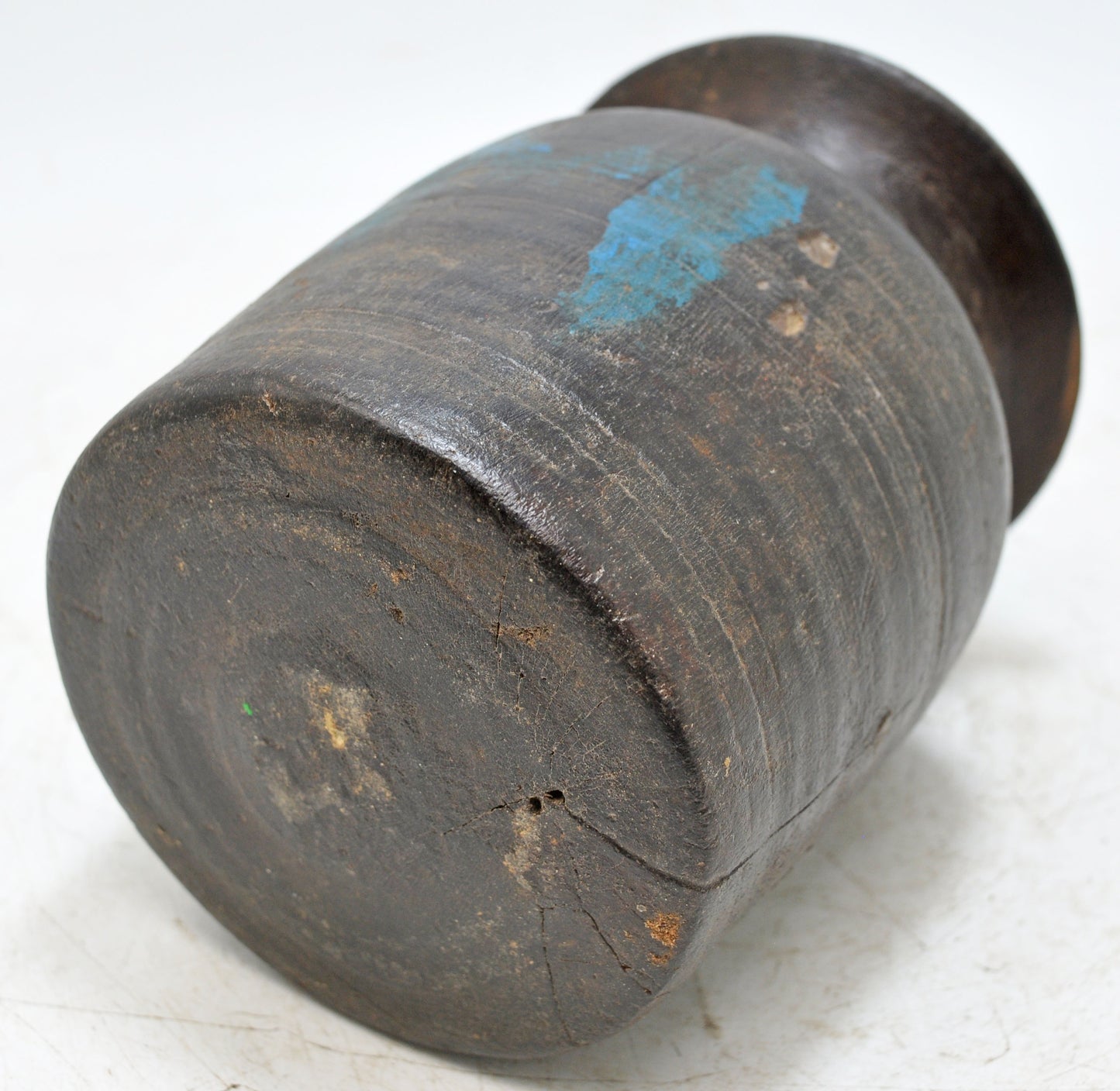 Antique Wooden Small Himalayan Water Pot Original Old Hand Carved