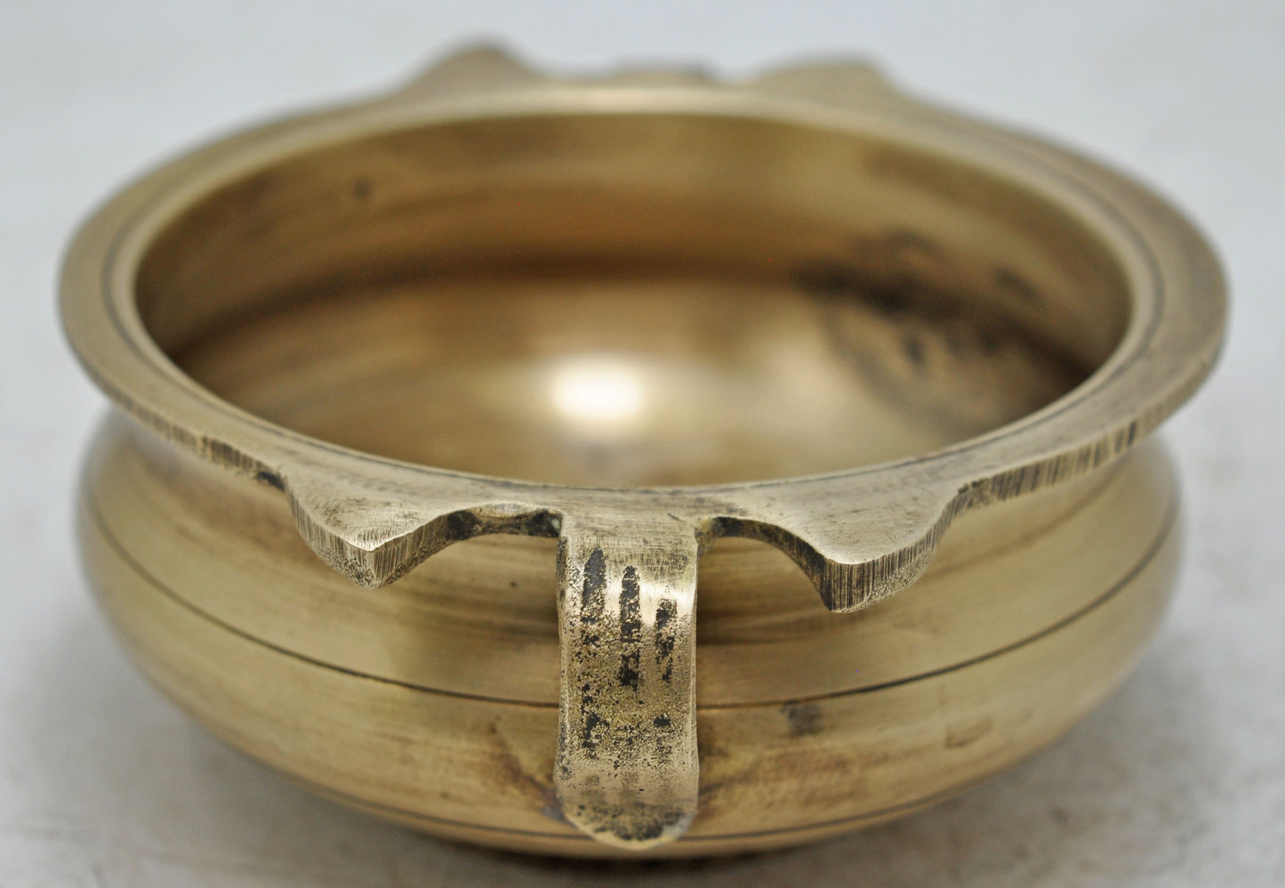 Antique Brass Small Rice Cooking Urli Bowl Original Old Hand Crafted