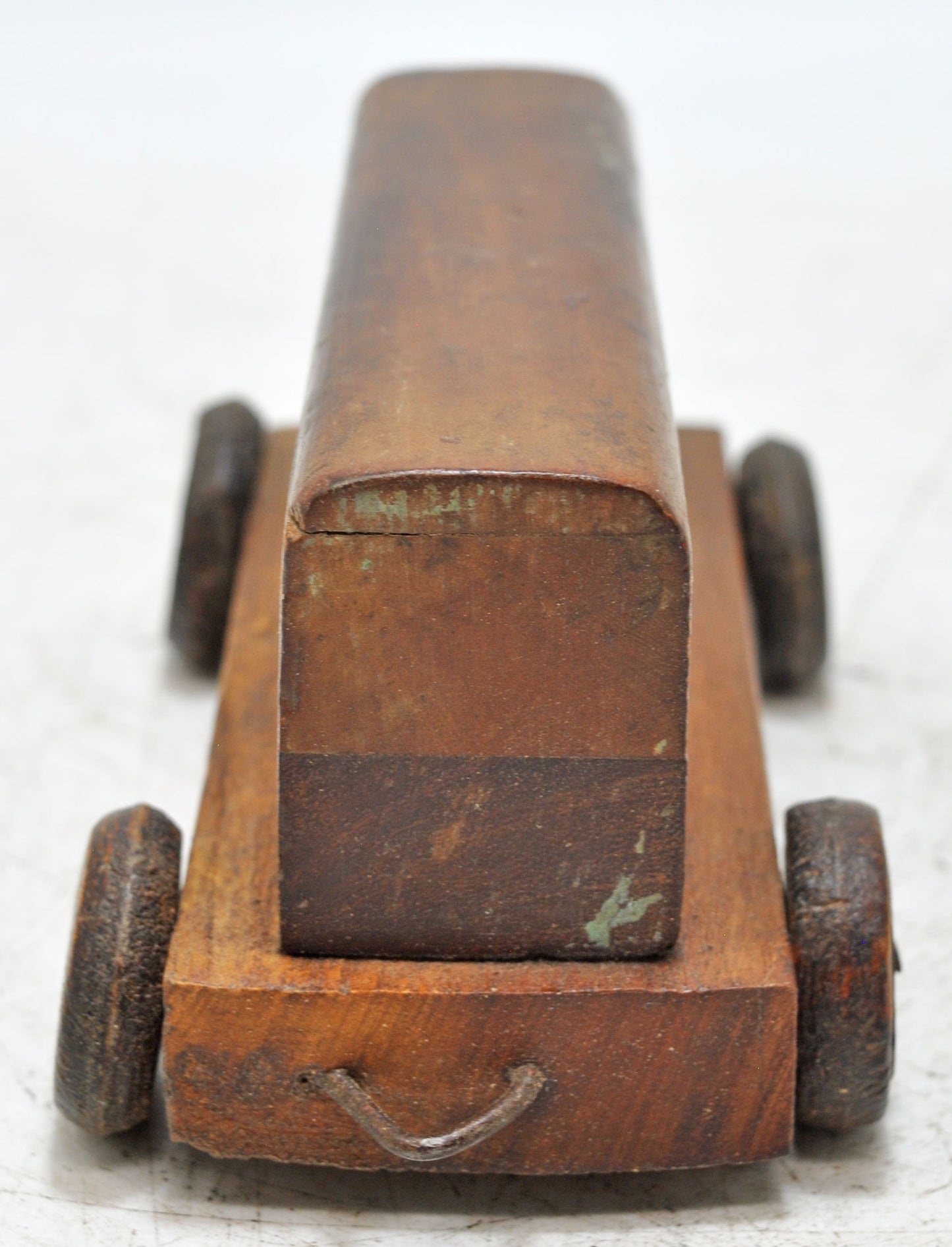 Vintage Wooden Train Bogey Model Figurine Original Old Hand Crafted