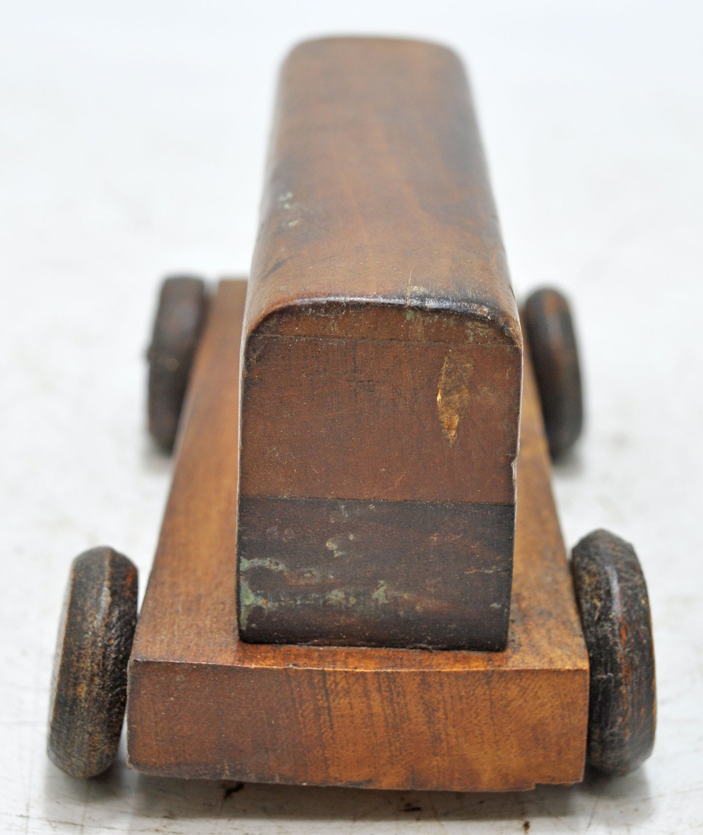 Vintage Wooden Train Bogey Model Figurine Original Old Hand Crafted